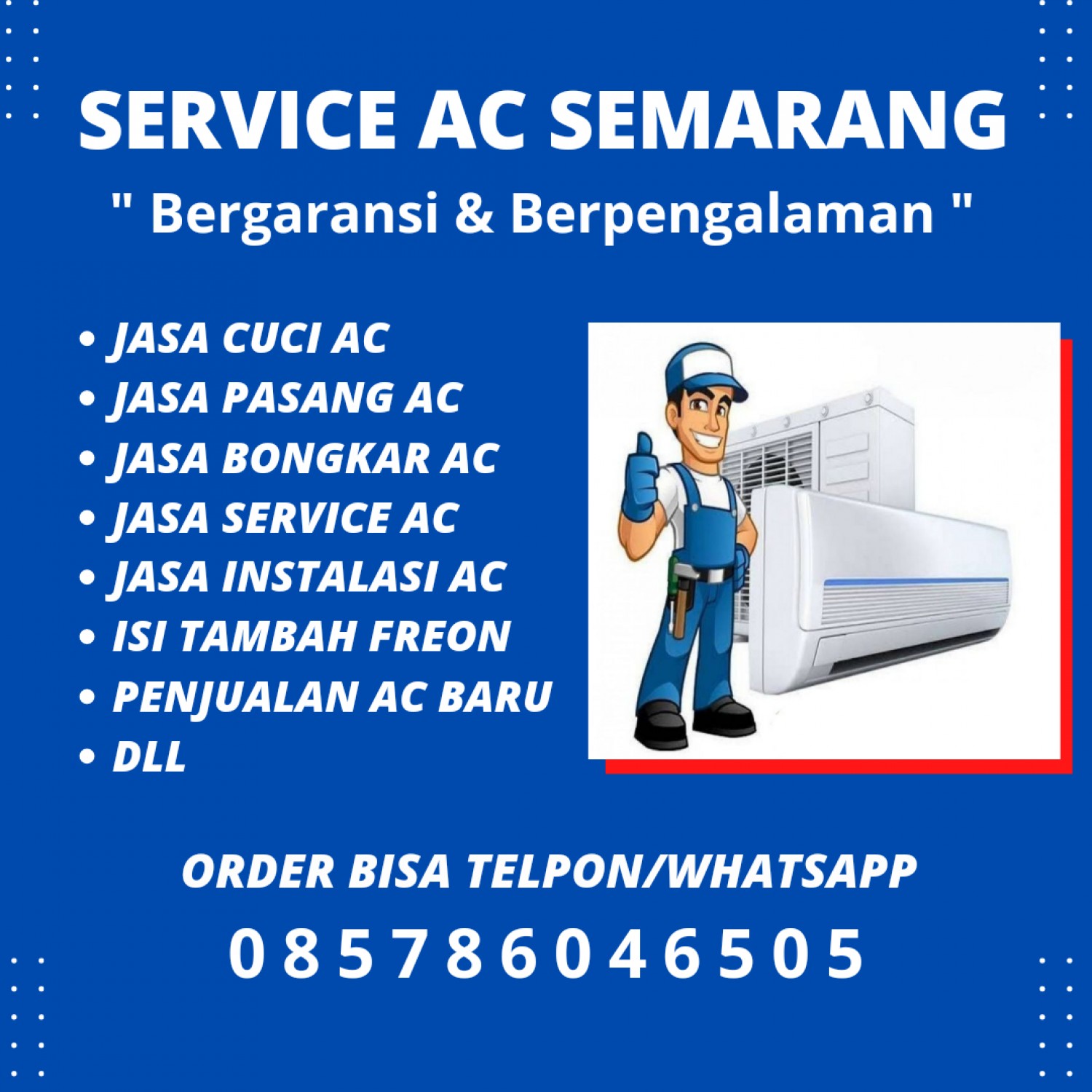 Service AC Di Tembalang Semarang
