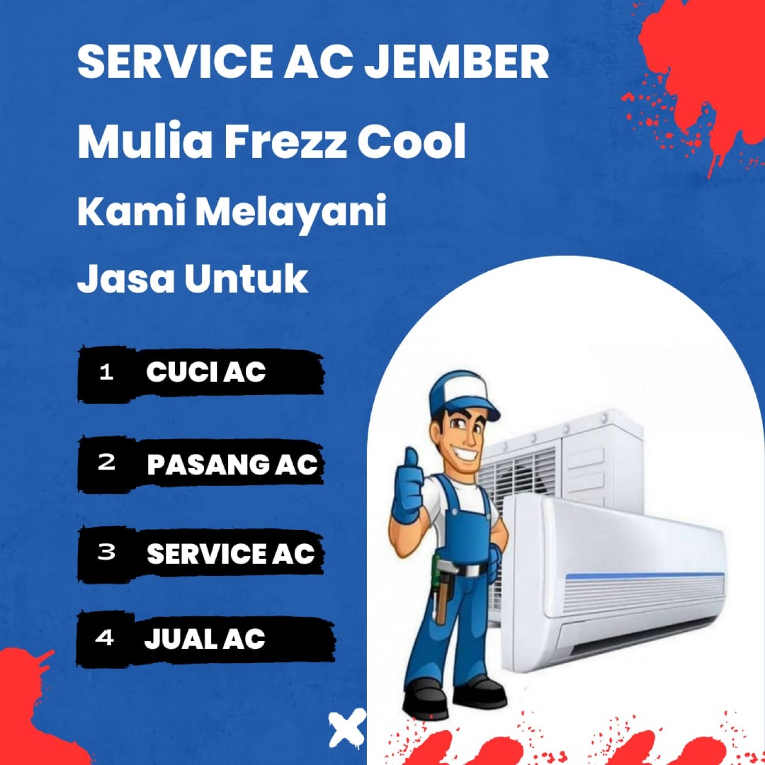 Service AC Sukorambi Jember