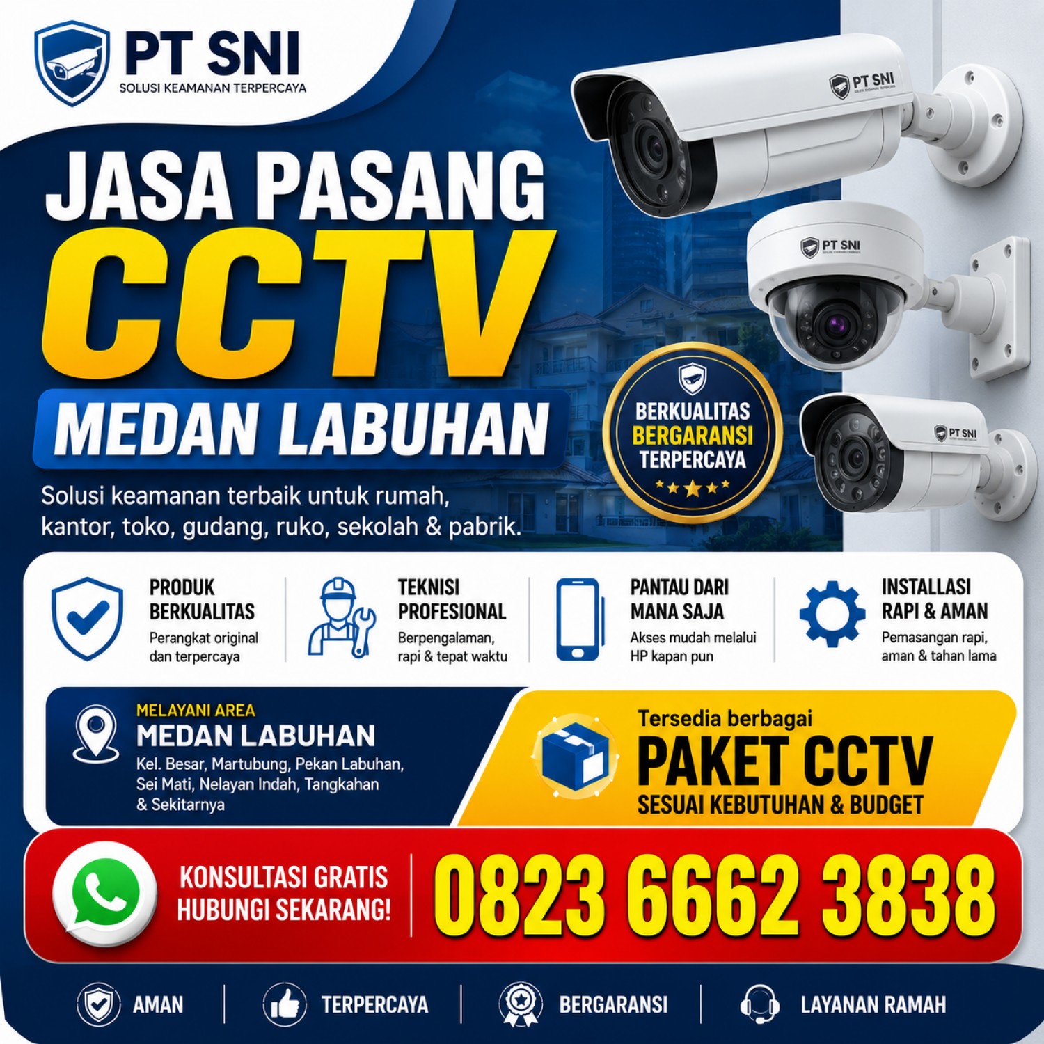 Jasa Pasang CCTV Medan Labuhan
