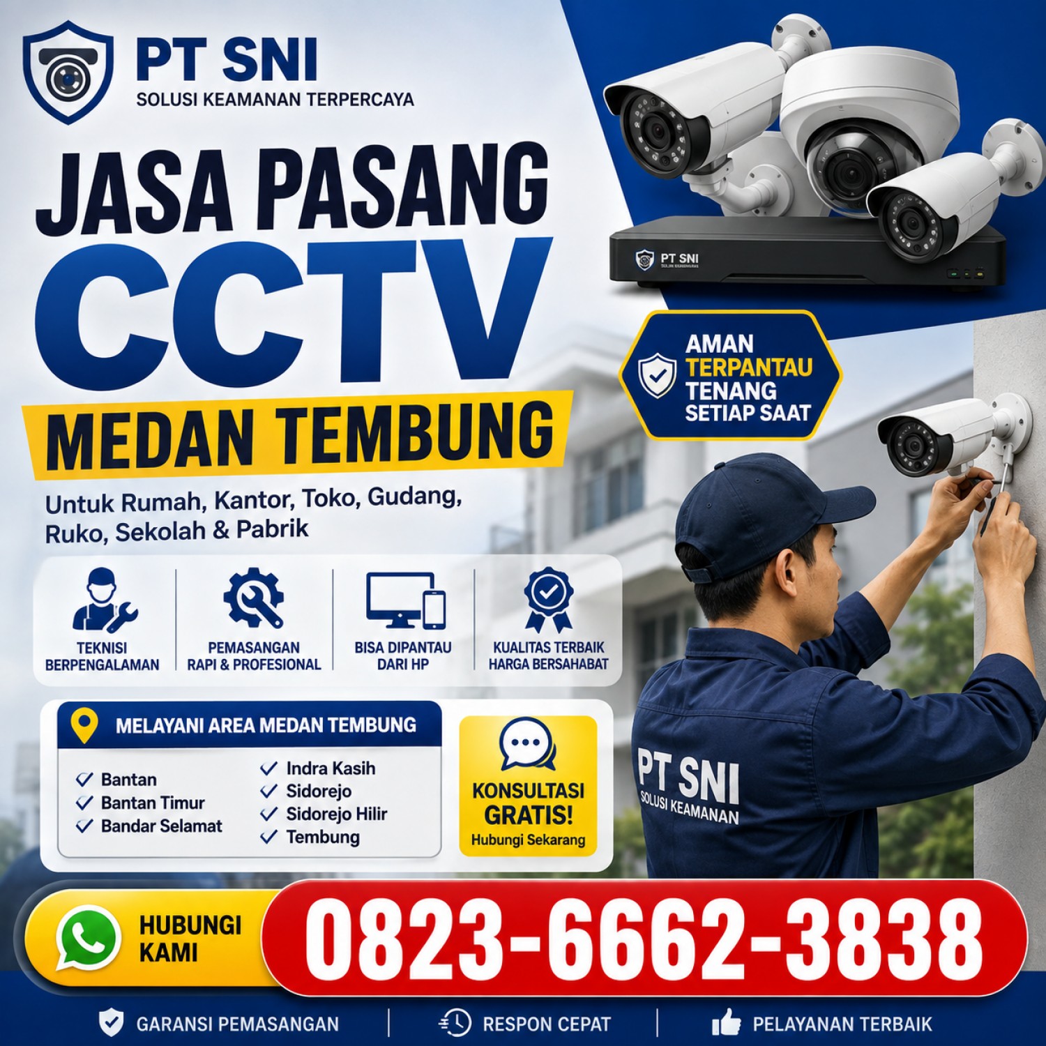 Jasa Pasang CCTV Medan Tembung