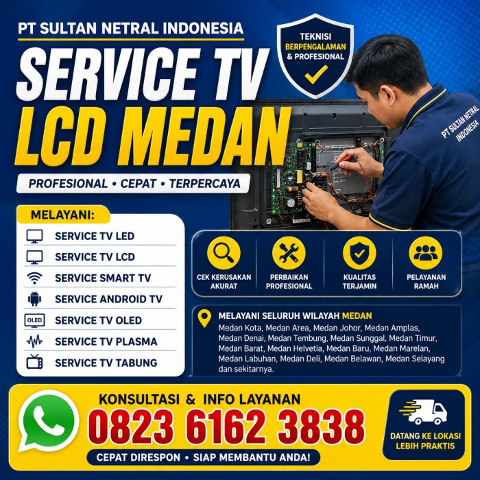 Service TV LCD Medan