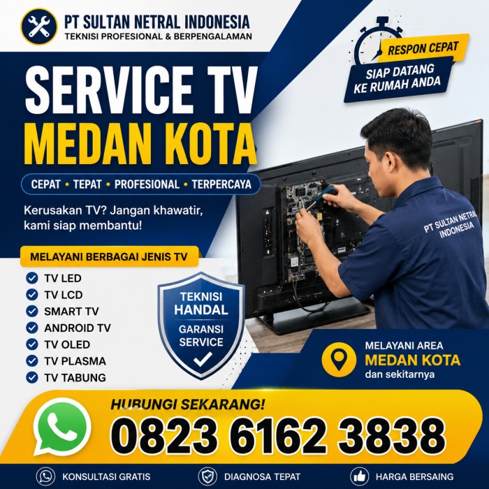 Service TV Medan Kota