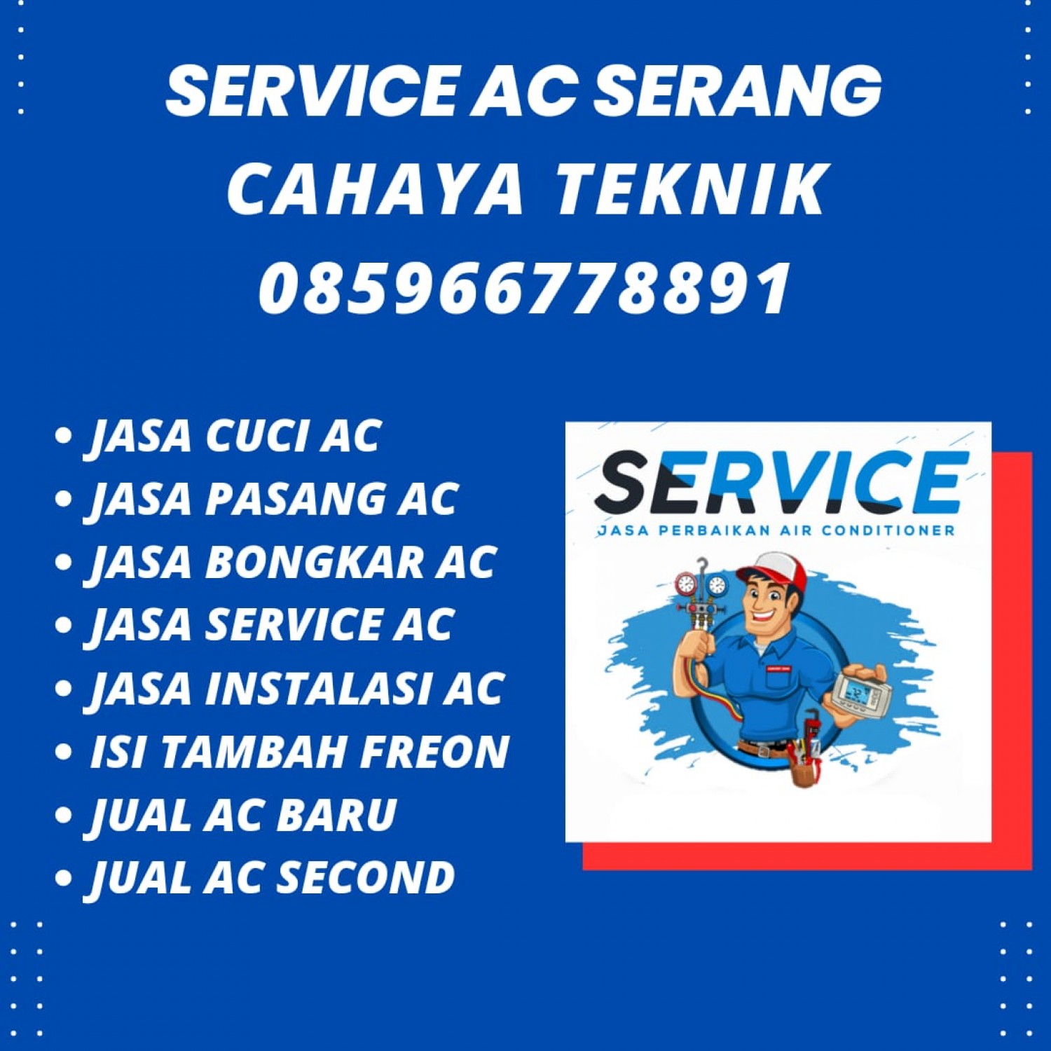 Service AC Bojonegara Serang