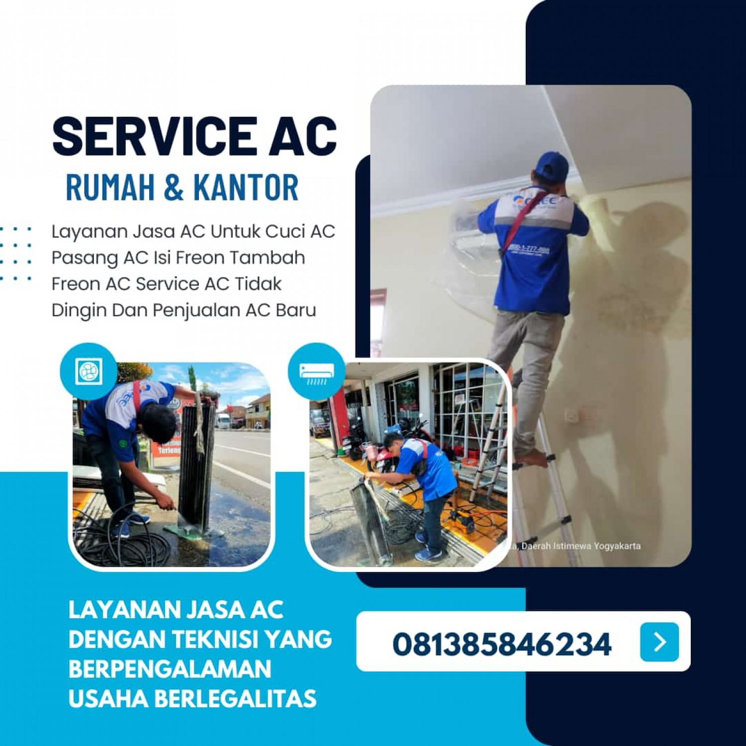 Jasa cuci AC Caringin Legok