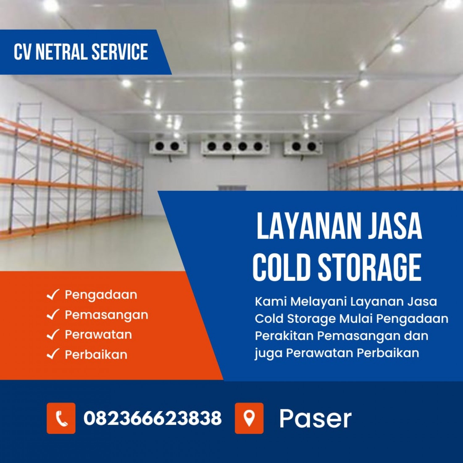 Jasa Service Cold Storage Paser