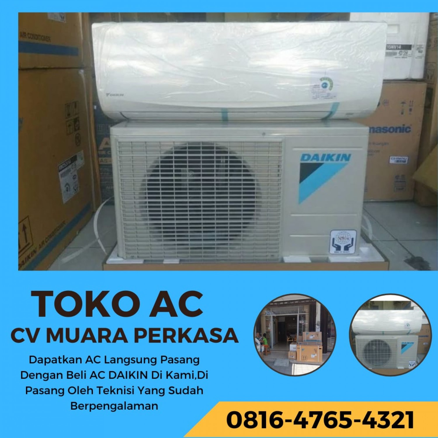Jual AC Daikin 2 PK Klungkung