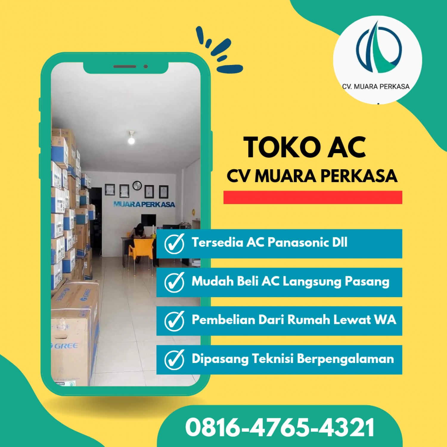 Jual AC Panasonic 1,5PK Gianyar