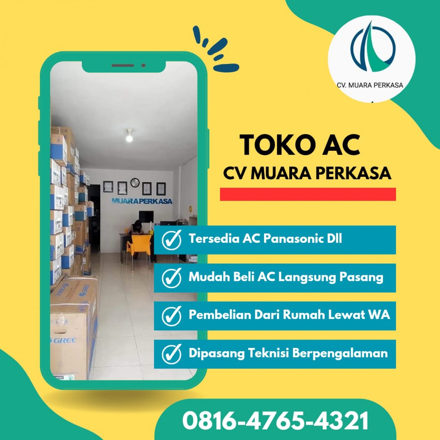Jual AC Panasonic 1,5 PK Jembrana