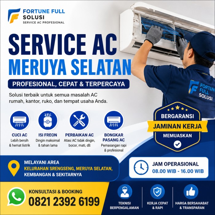 Cuci AC Meruya Selatan