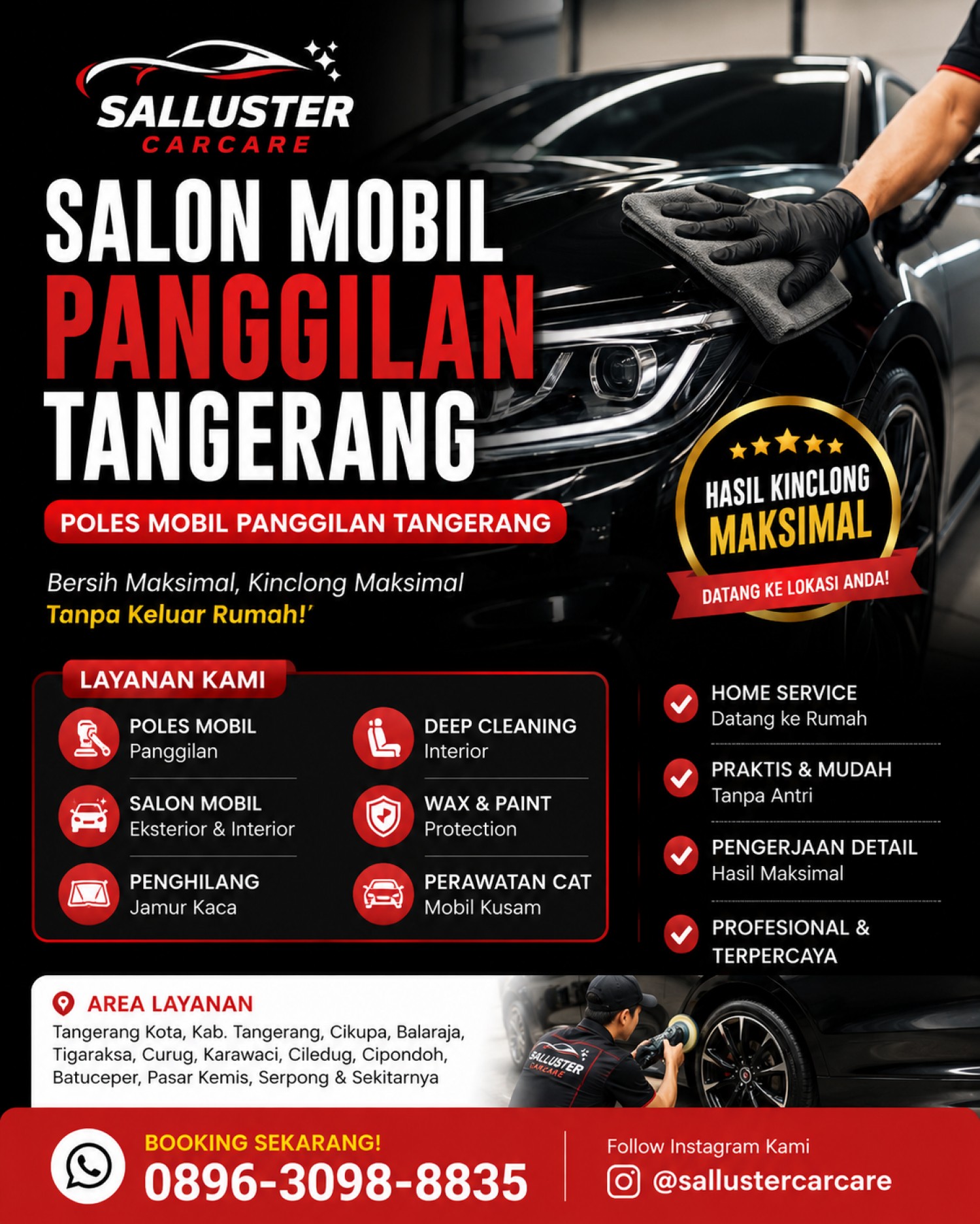 Salon Mobil Panggilan Tangerang | Poles Mobil Panggilan Tangerang