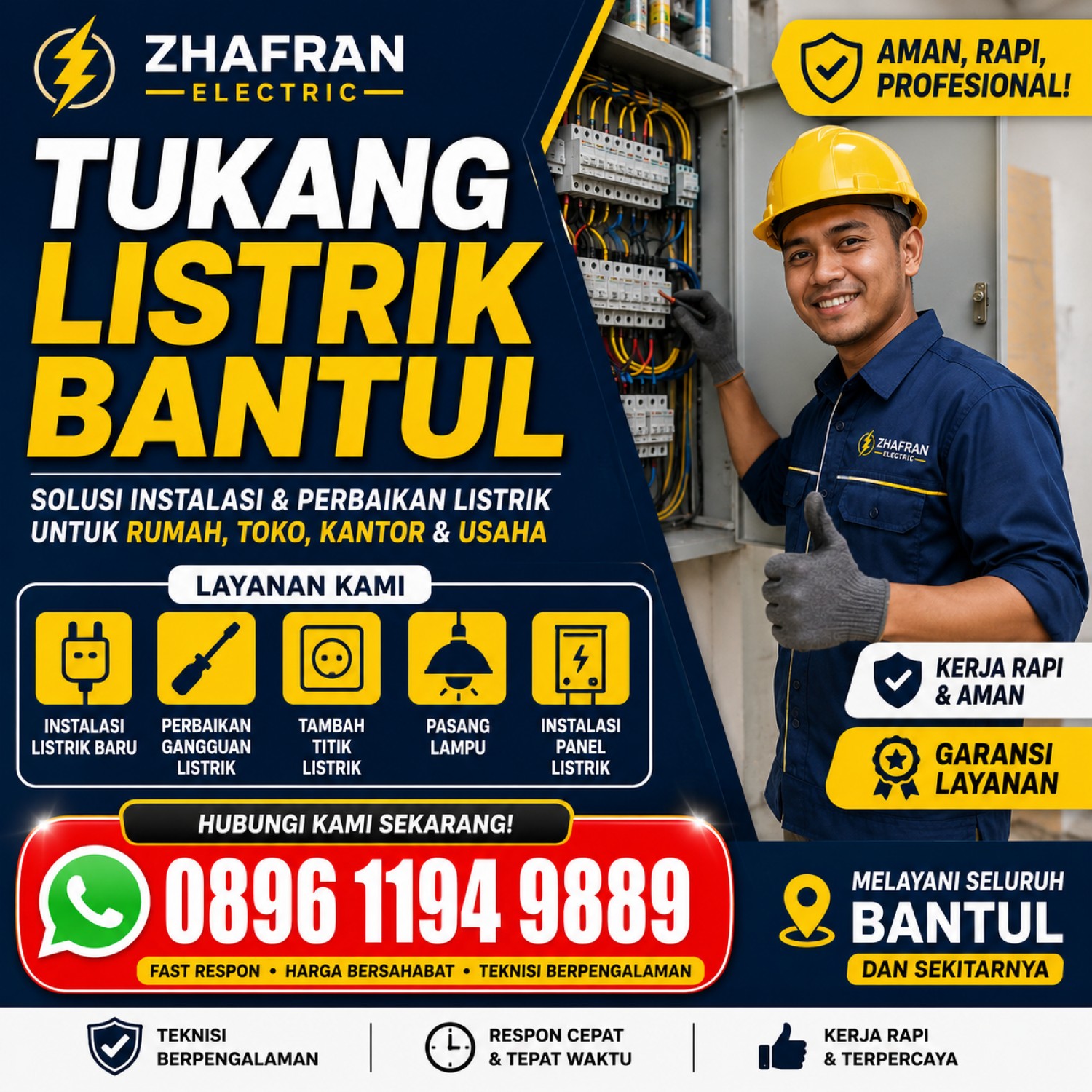 Tukang Listrik Panggilan Bantul