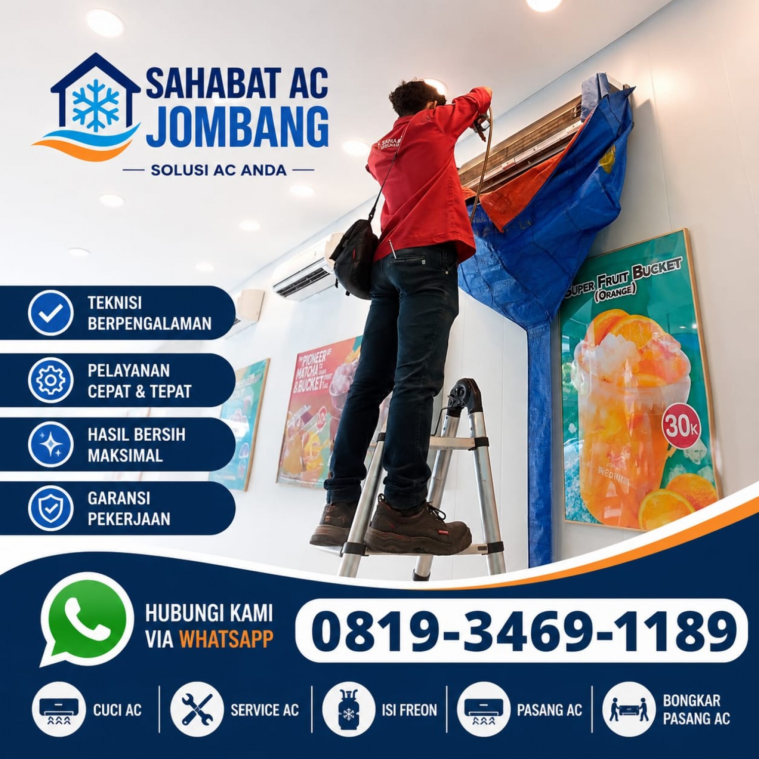Bongkar Pasang AC Kesamben Jombang