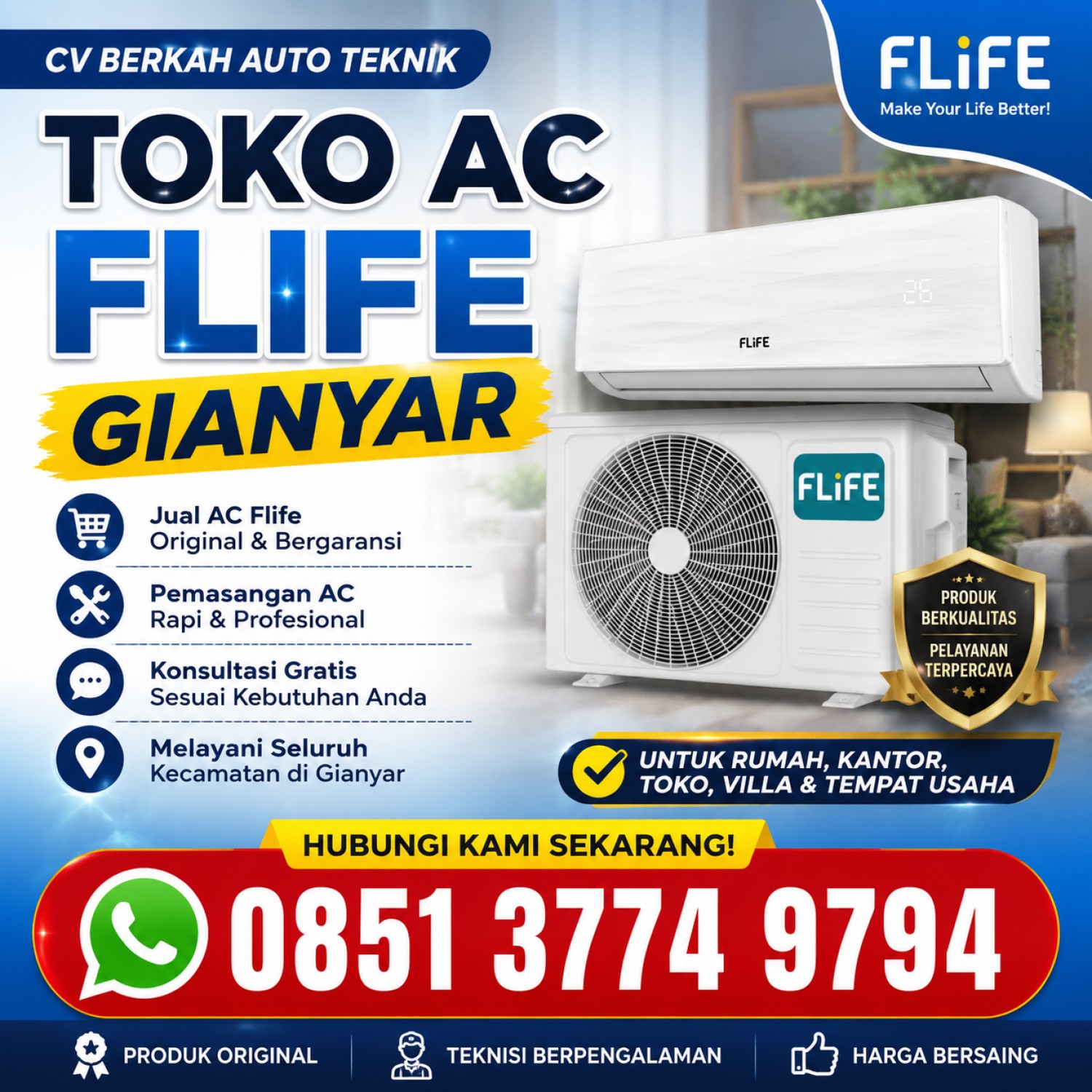 AC Flife 2PK Gianyar