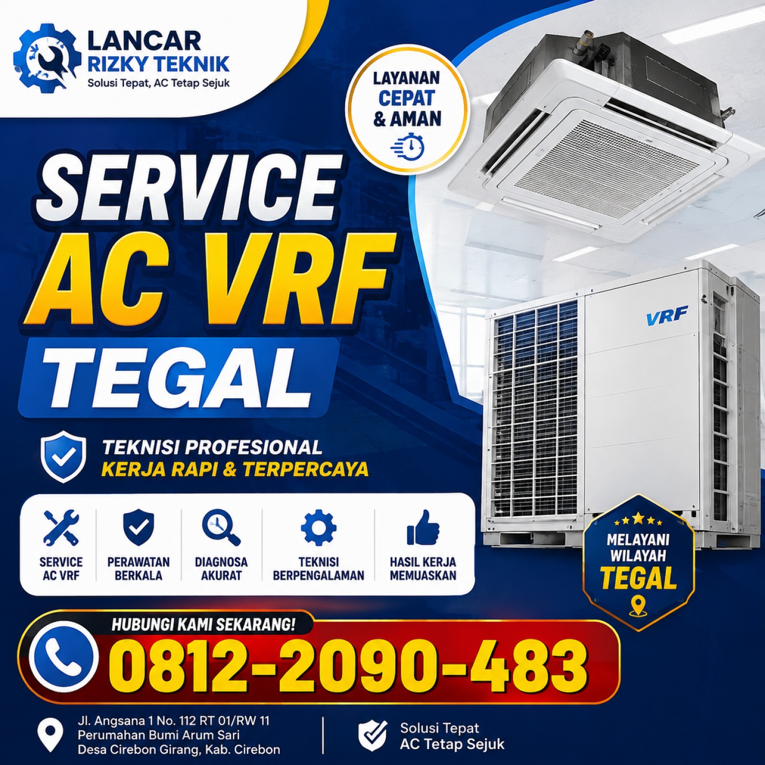 Service AC VRF Tegal