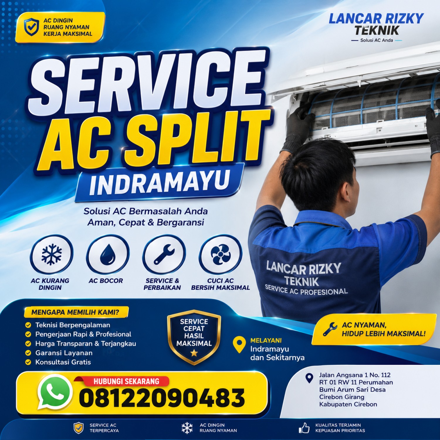 Service AC Split Indramayu