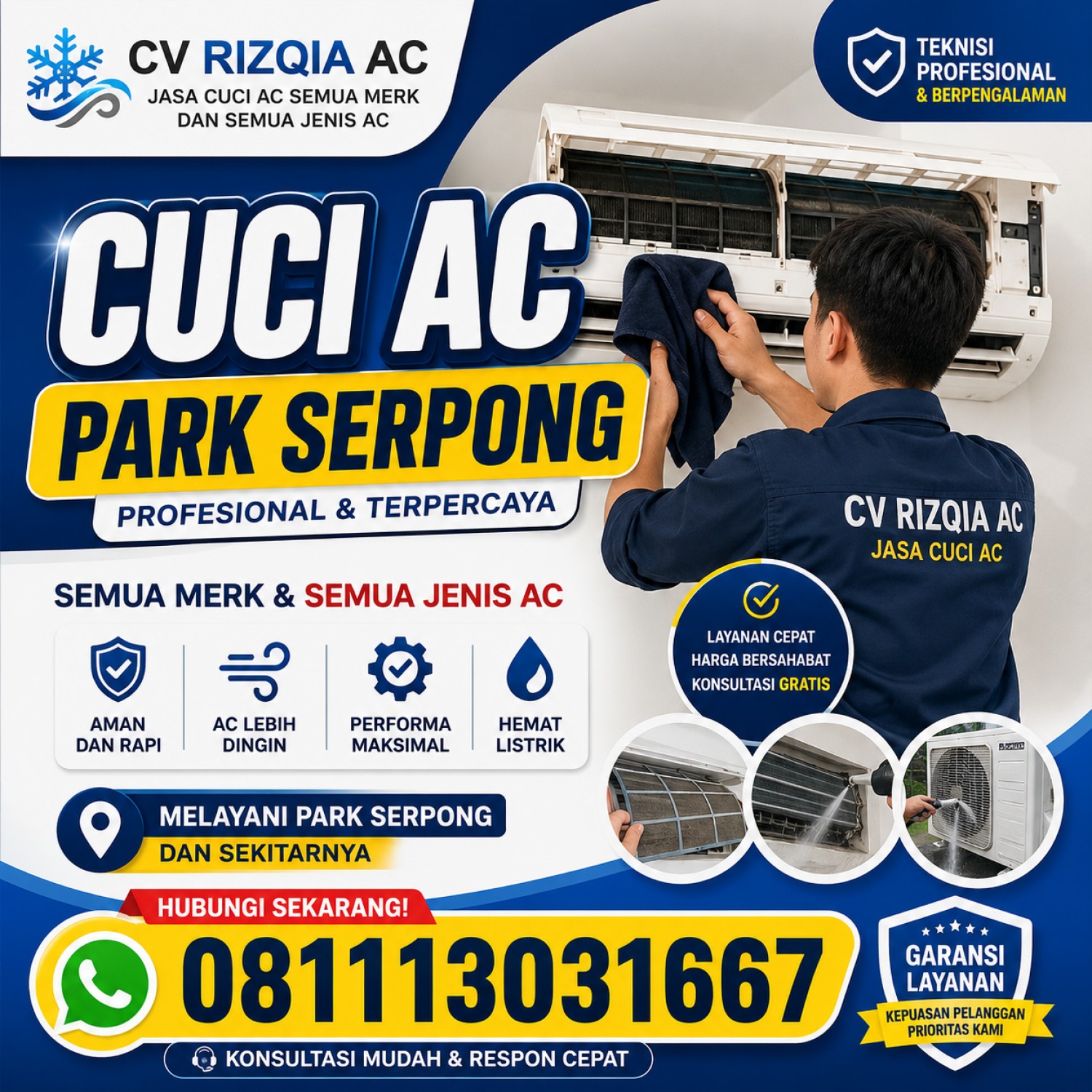 Cuci AC Park Serpong