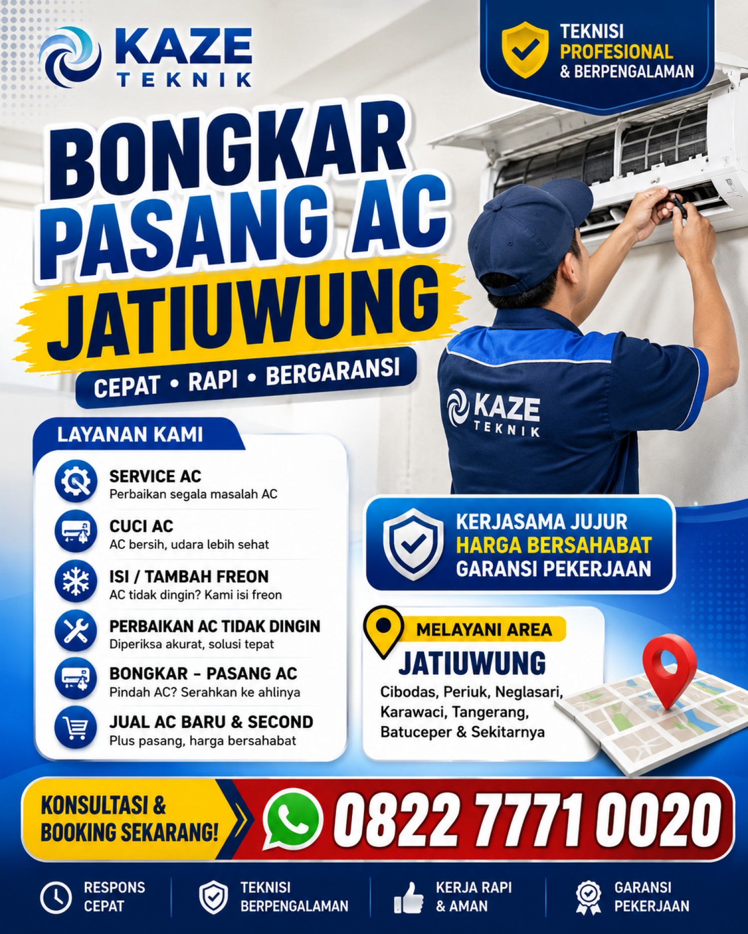 Bongkar Pasang AC Jatiuwung