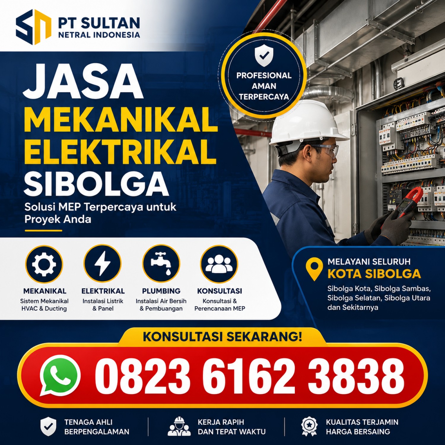 Jasa Mekanikal Elektrikal Sibolga
