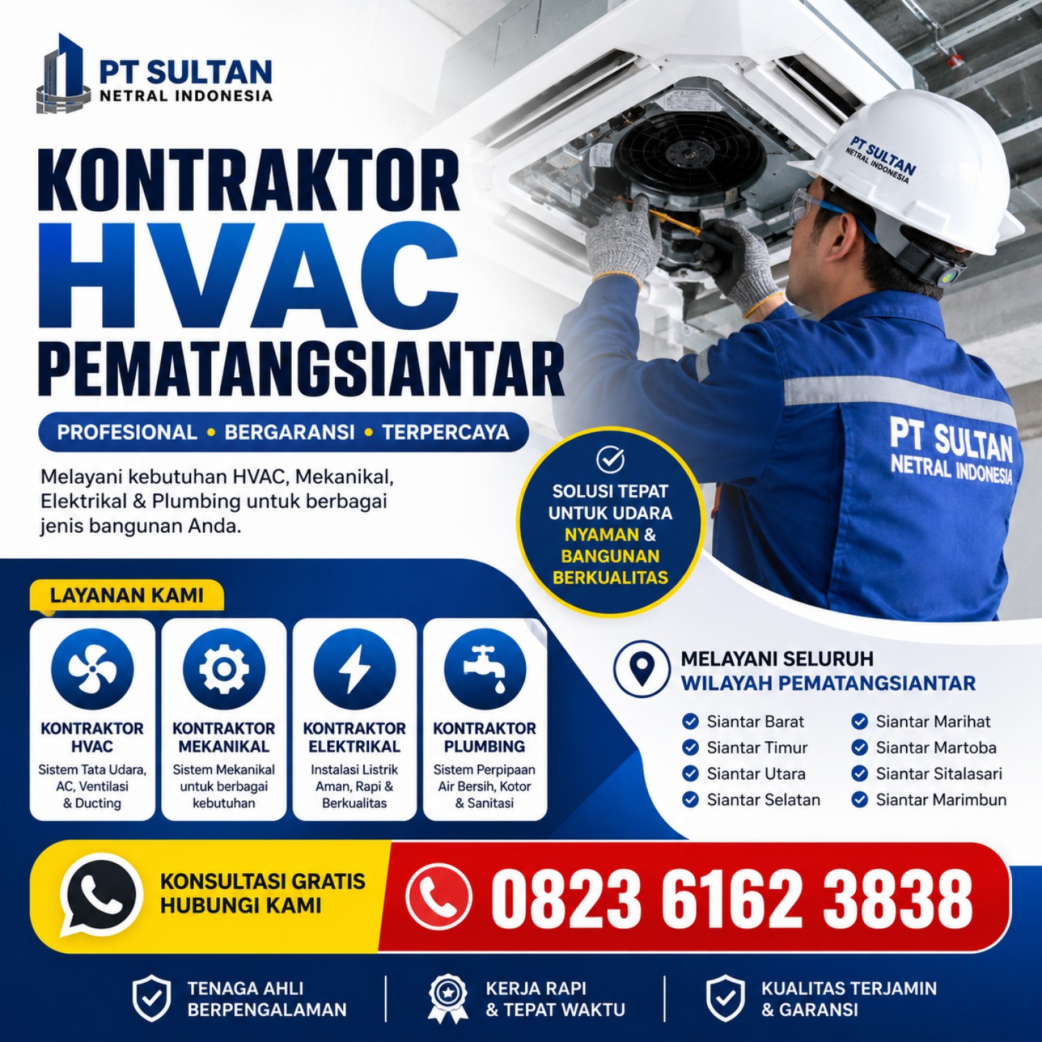 Kontraktor HVAC Pematangsiantar
