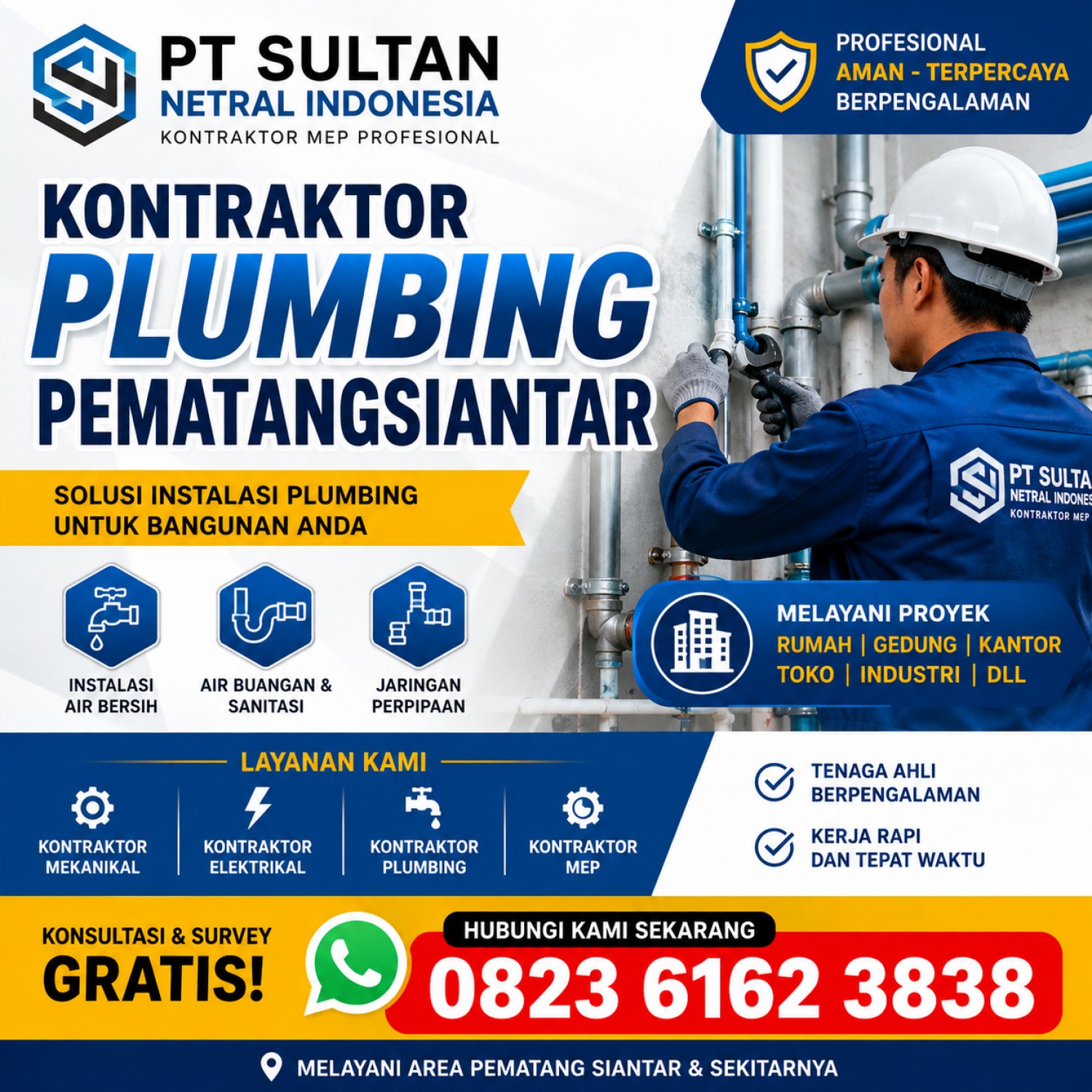 Kontraktor Plumbing Pematangsiantar