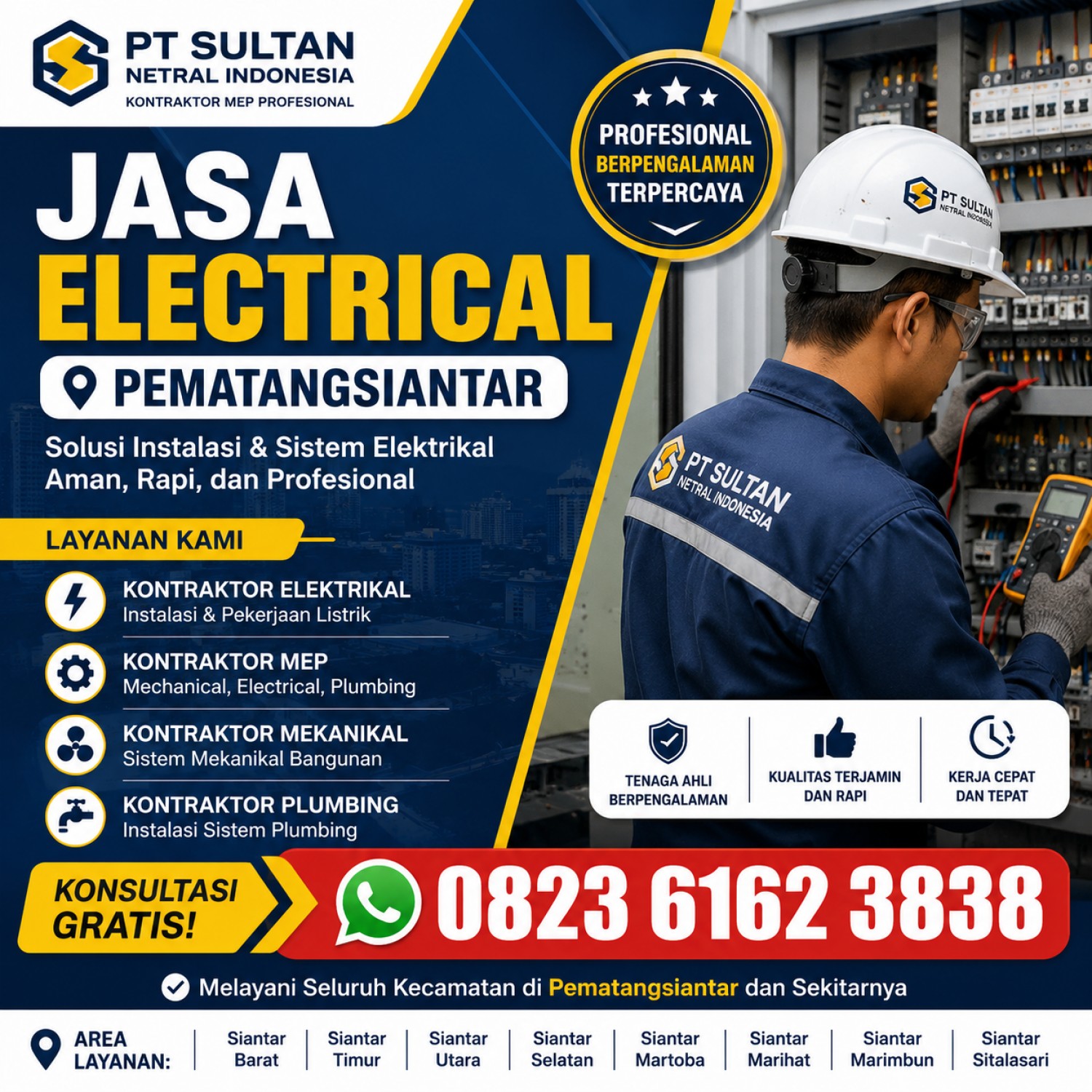 Jasa Electrical Pematangsiantar
