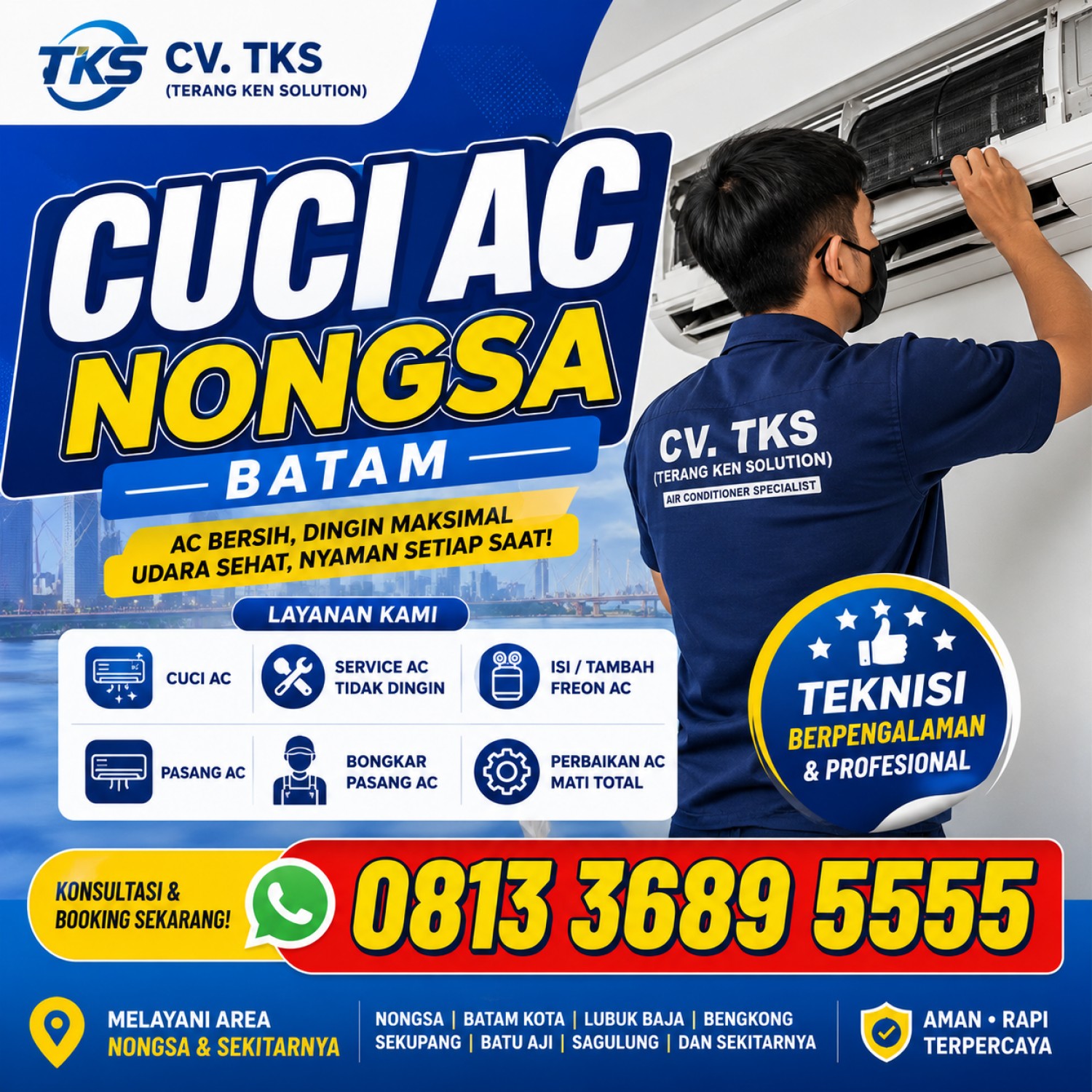 Cuci AC Nongsa