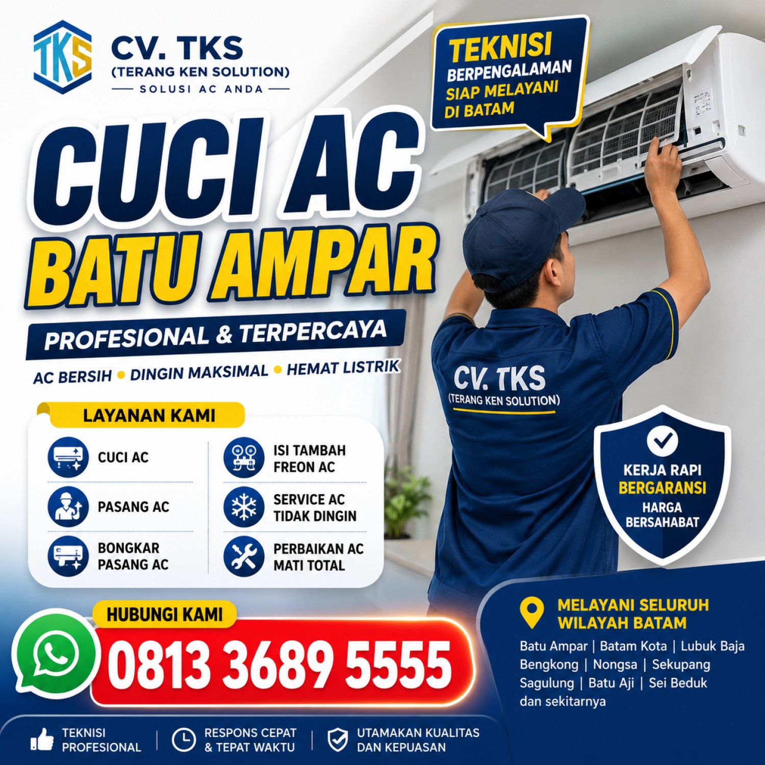 Cuci AC Batu Ampar
