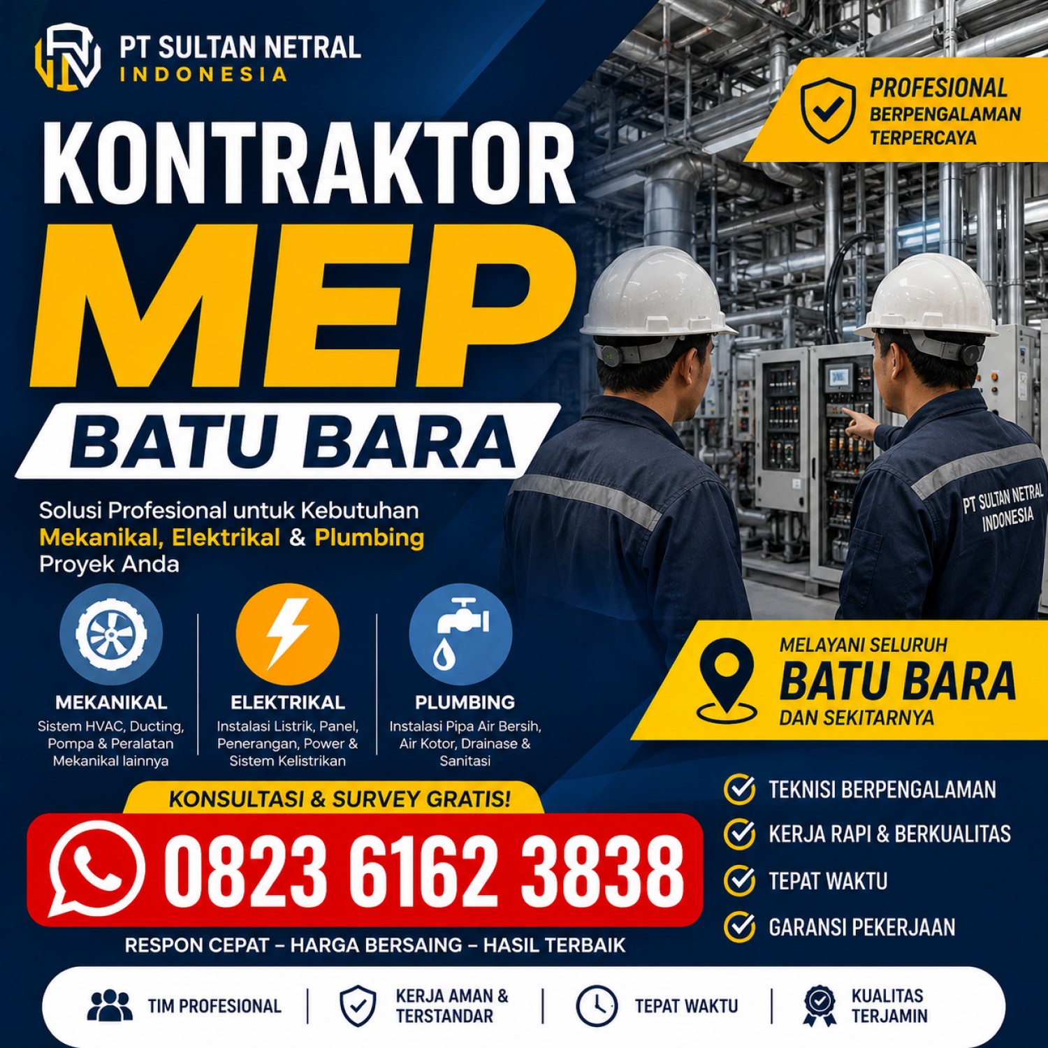 Kontraktor MEP Batu Bara