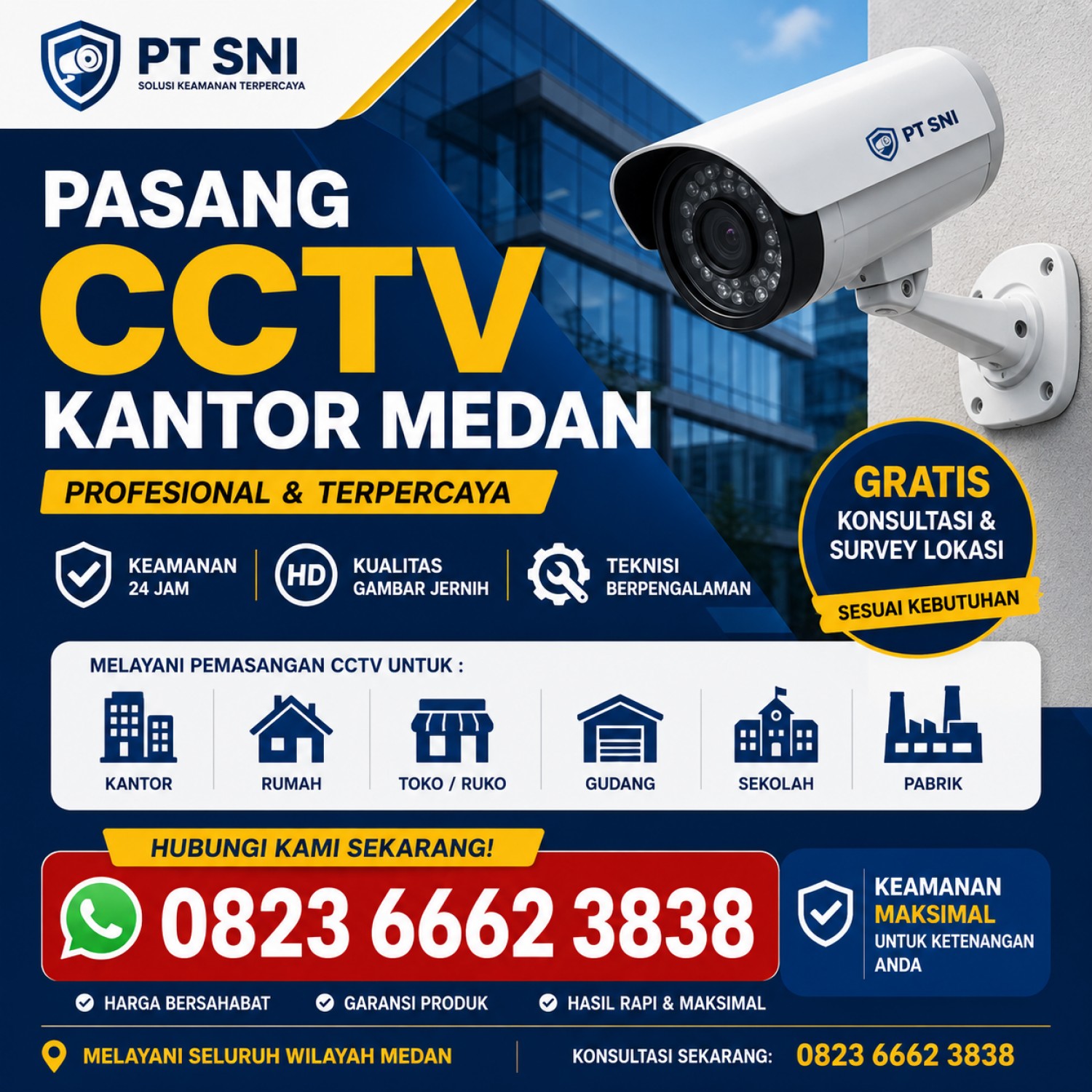 Pasang CCTV Kantor Medan