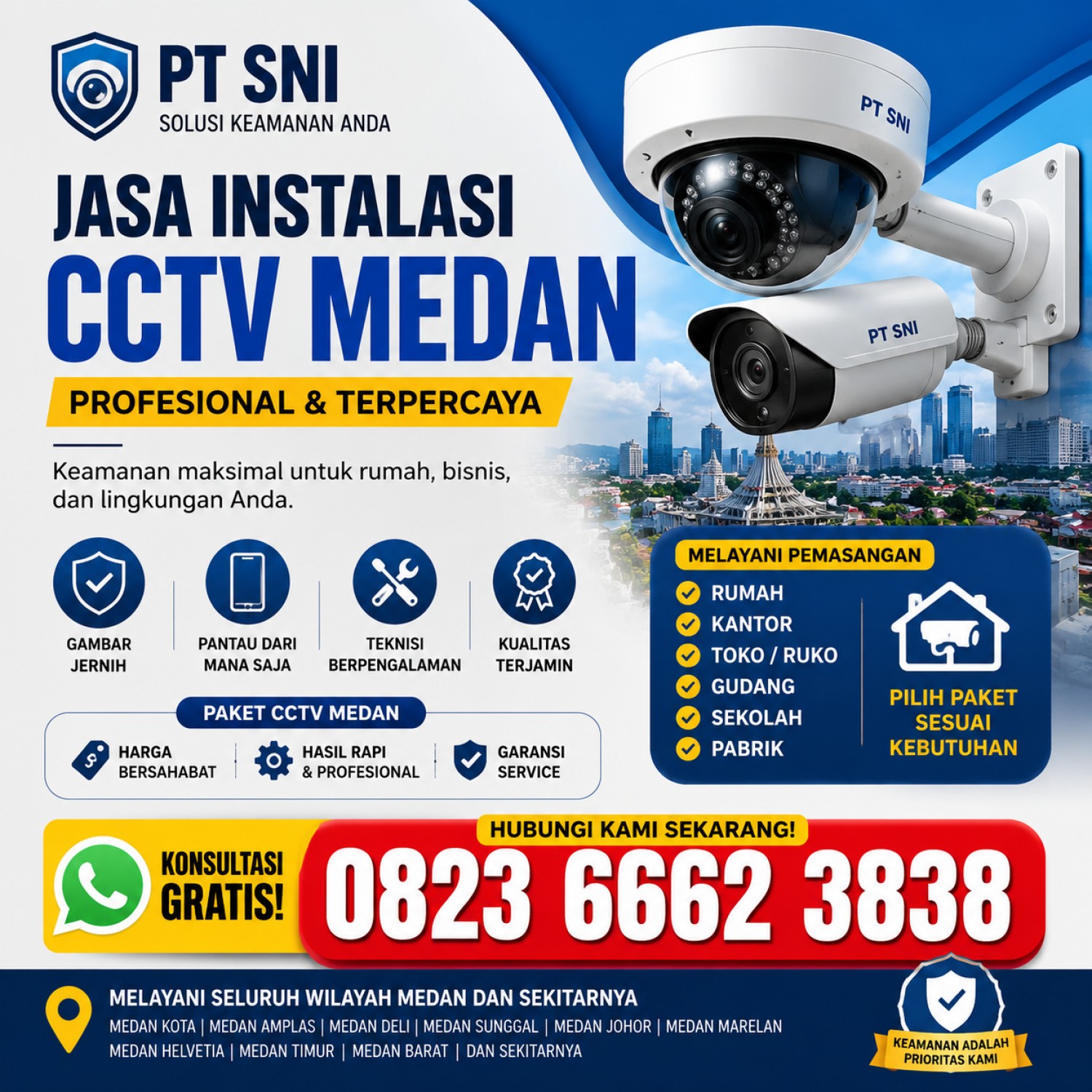 Jasa Instalasi CCTV Medan