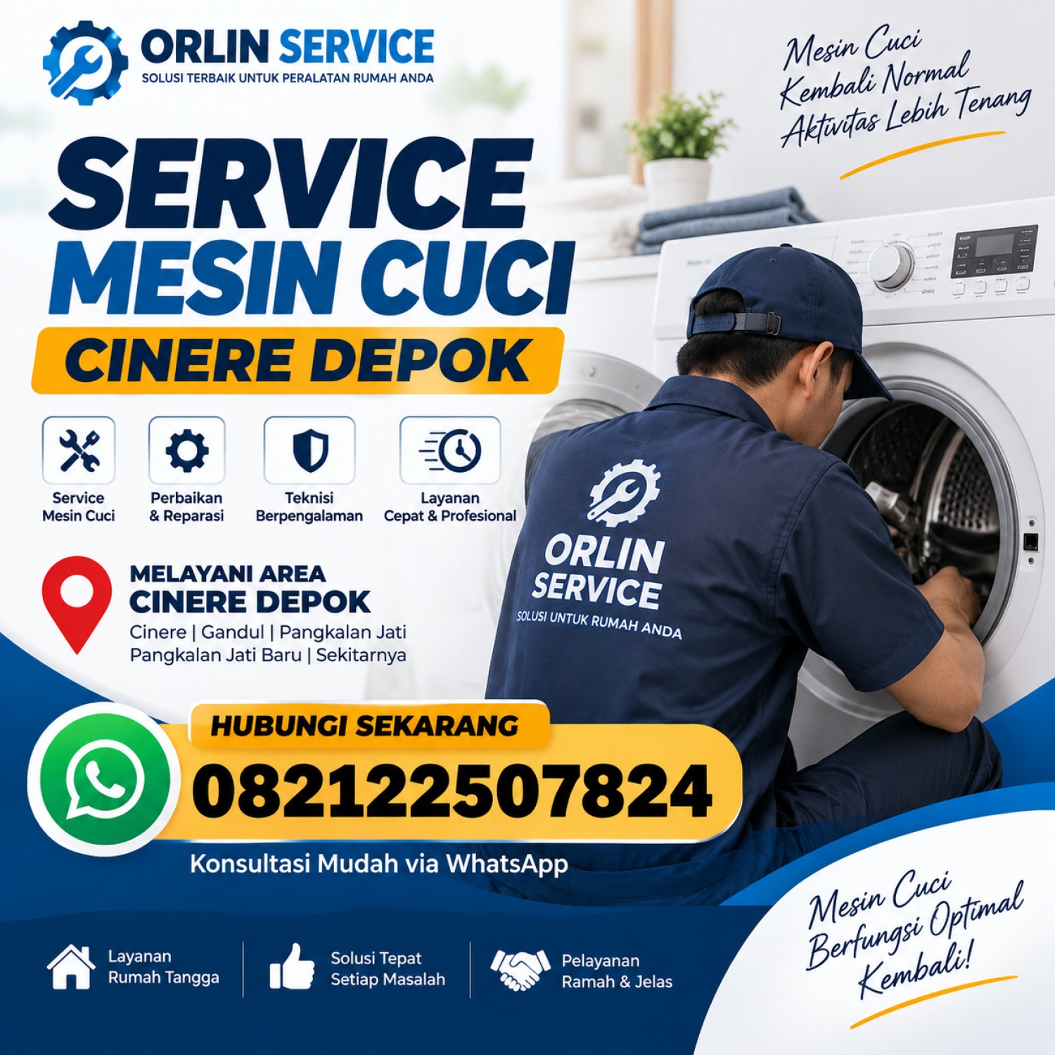 Service Mesin Cuci Cinere Depok