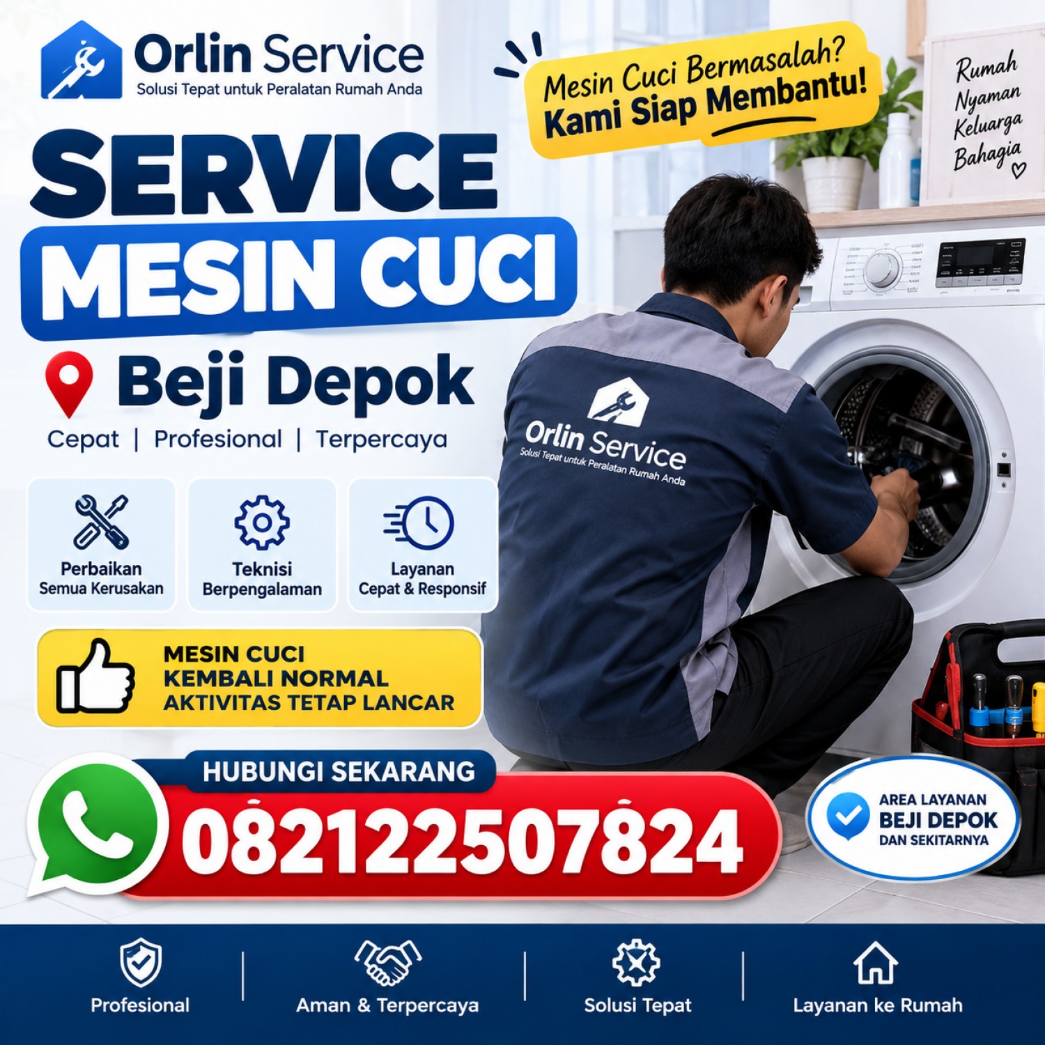 Service Mesin Cuci Beji Depok