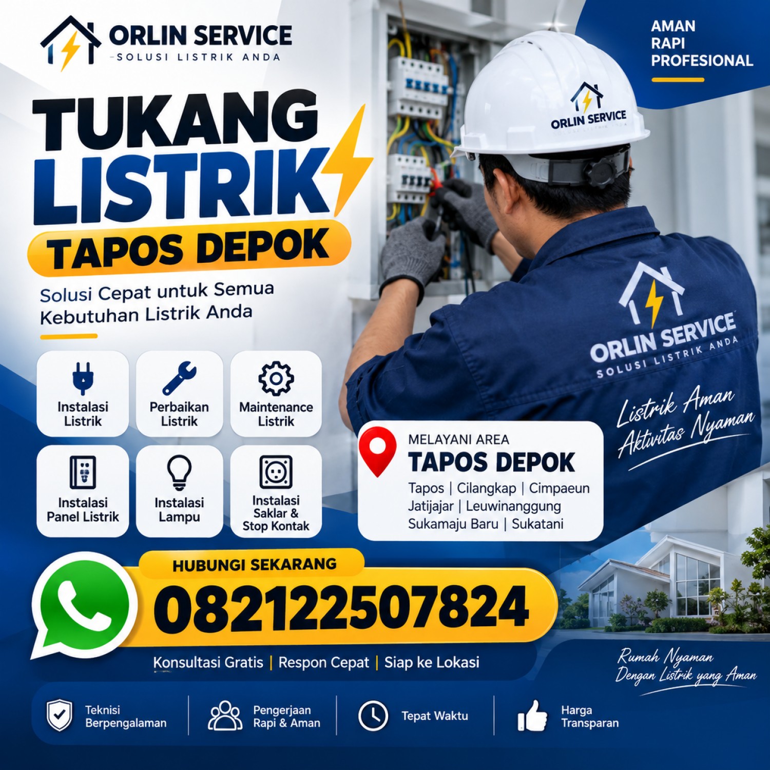 Tukang Listrik Tapos Depok