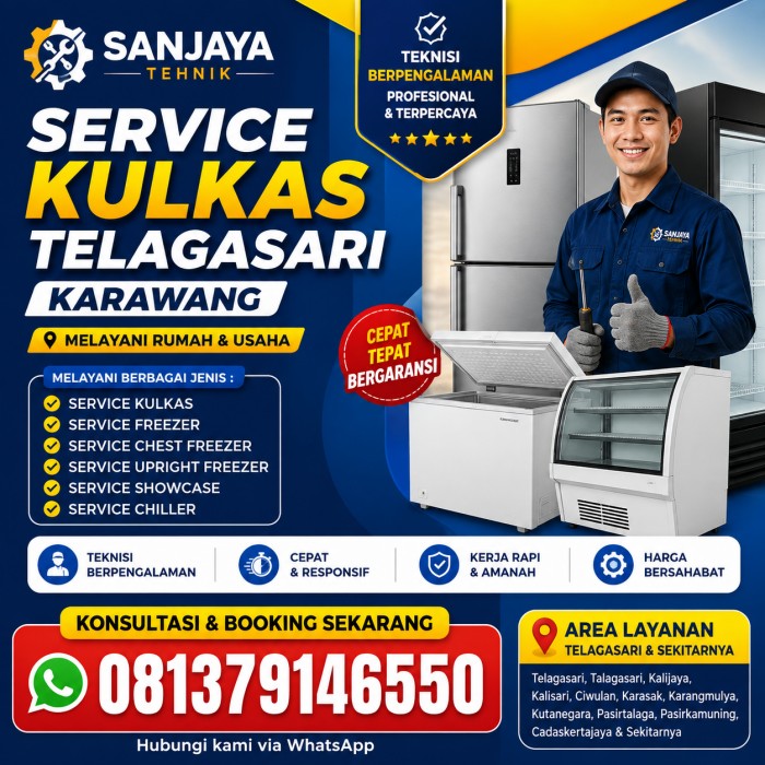 Service Kulkas Telagasari Karawang
