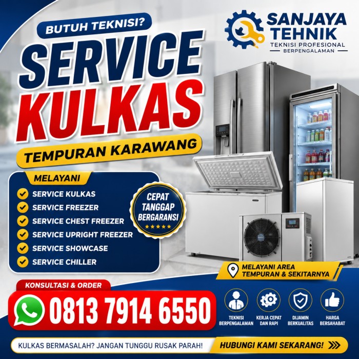Service Kulkas Tempuran Karawang