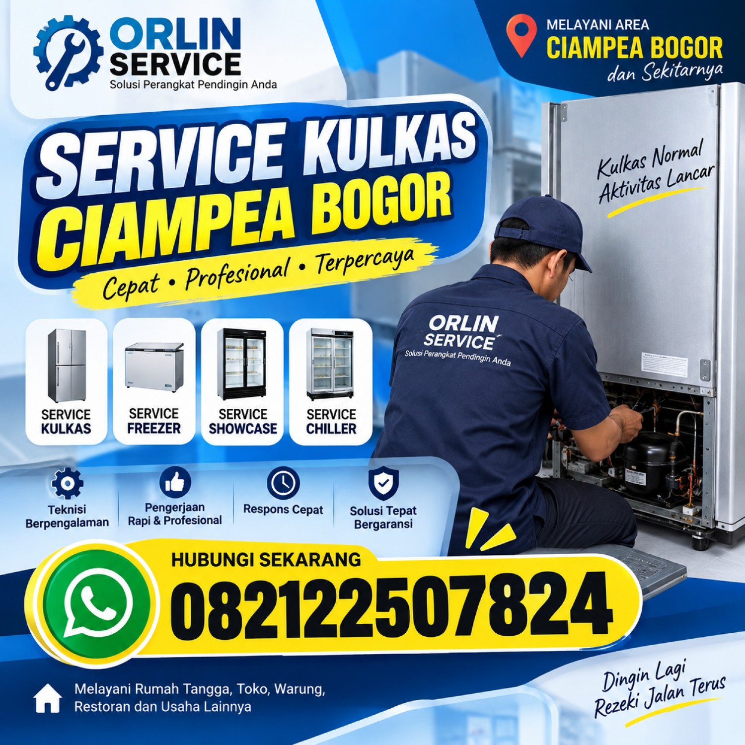 Service Kulkas Ciampea Bogor