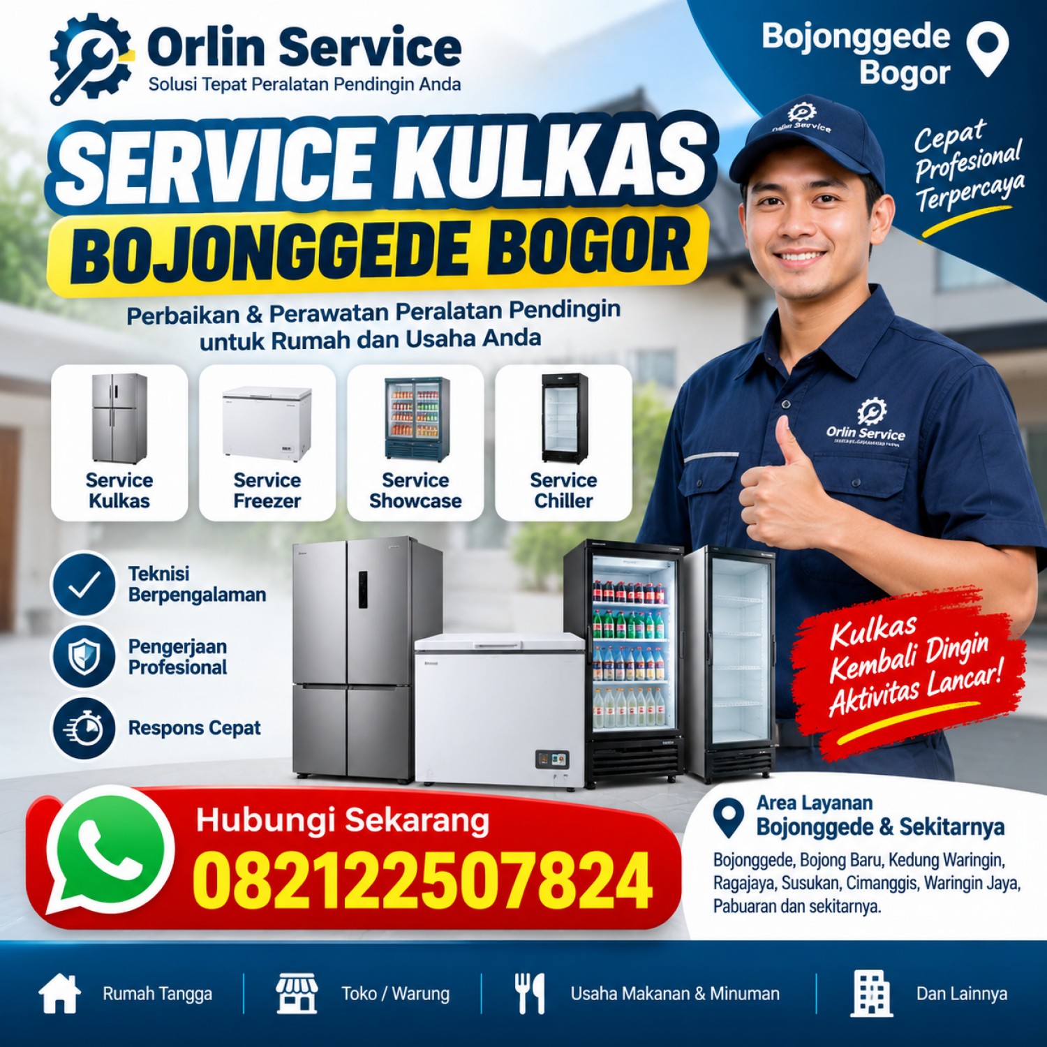 Service Kulkas Bojonggede Bogor