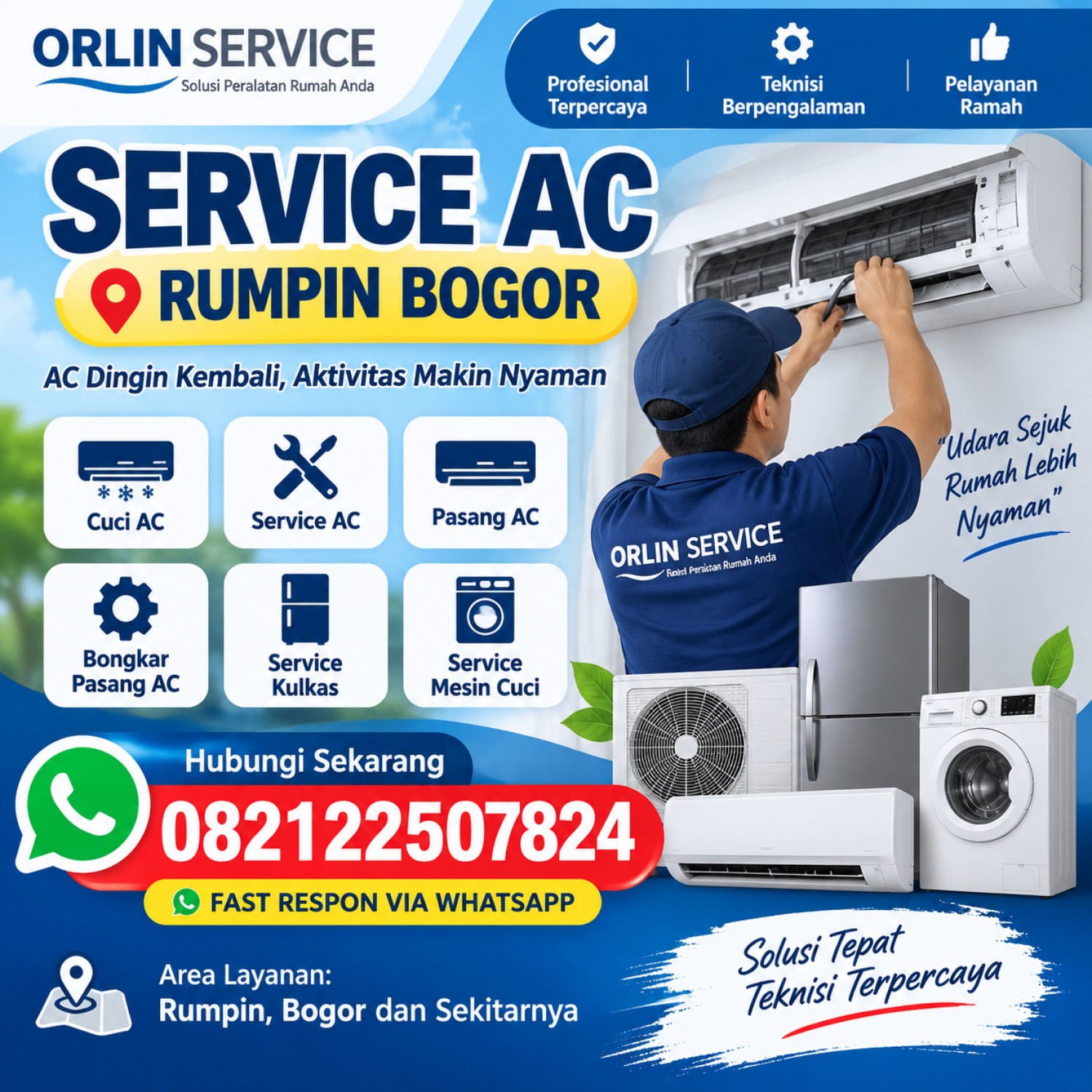 Service AC Rumpin Bogor