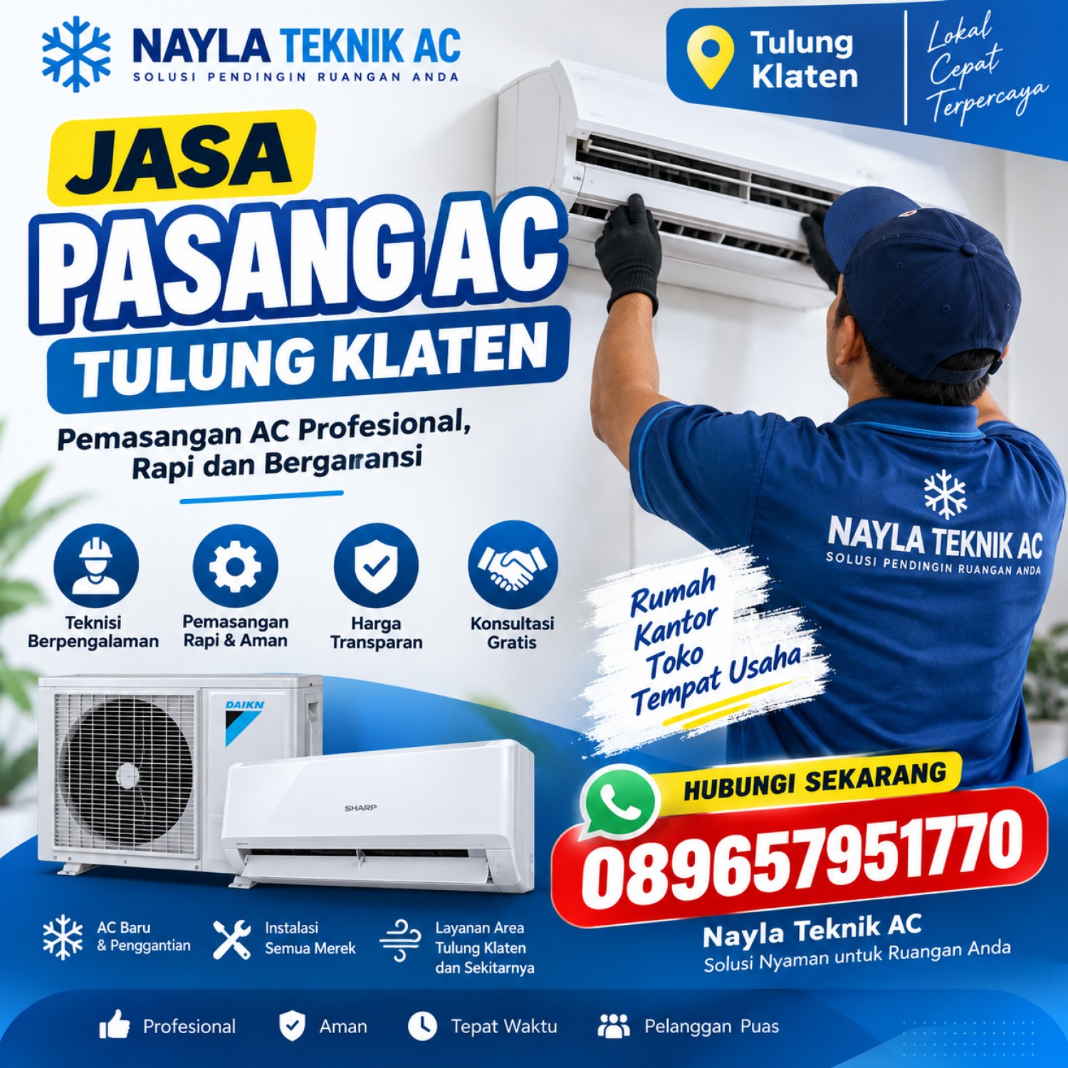 Jasa Pasang AC Tulung Klaten