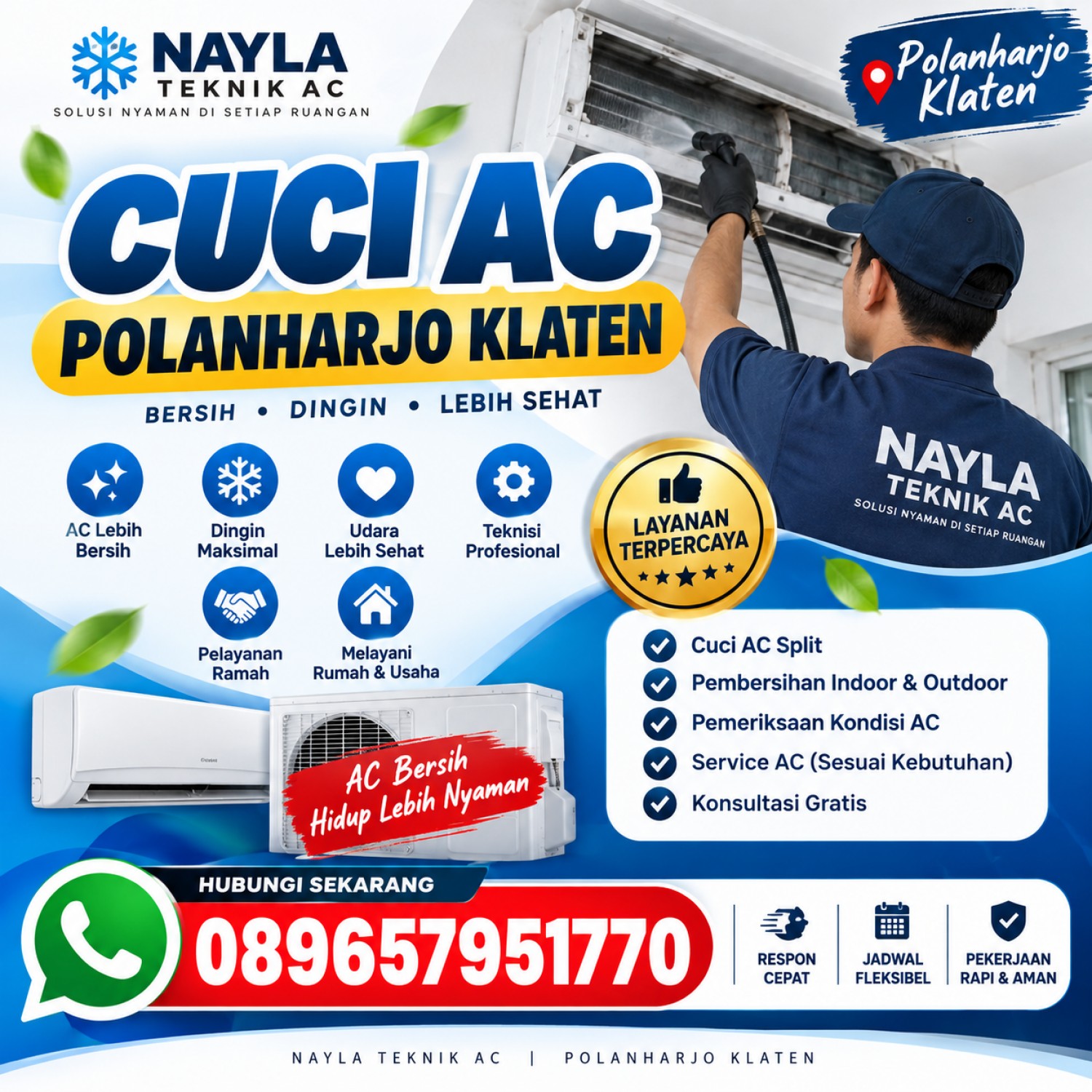 Cuci AC Polanharjo Klaten