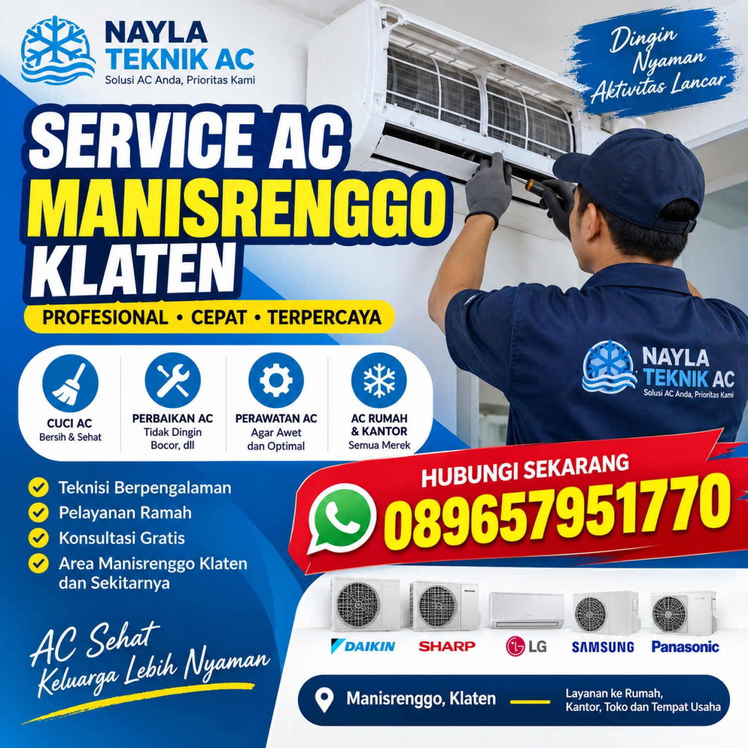 Service AC Manisrenggo Klaten