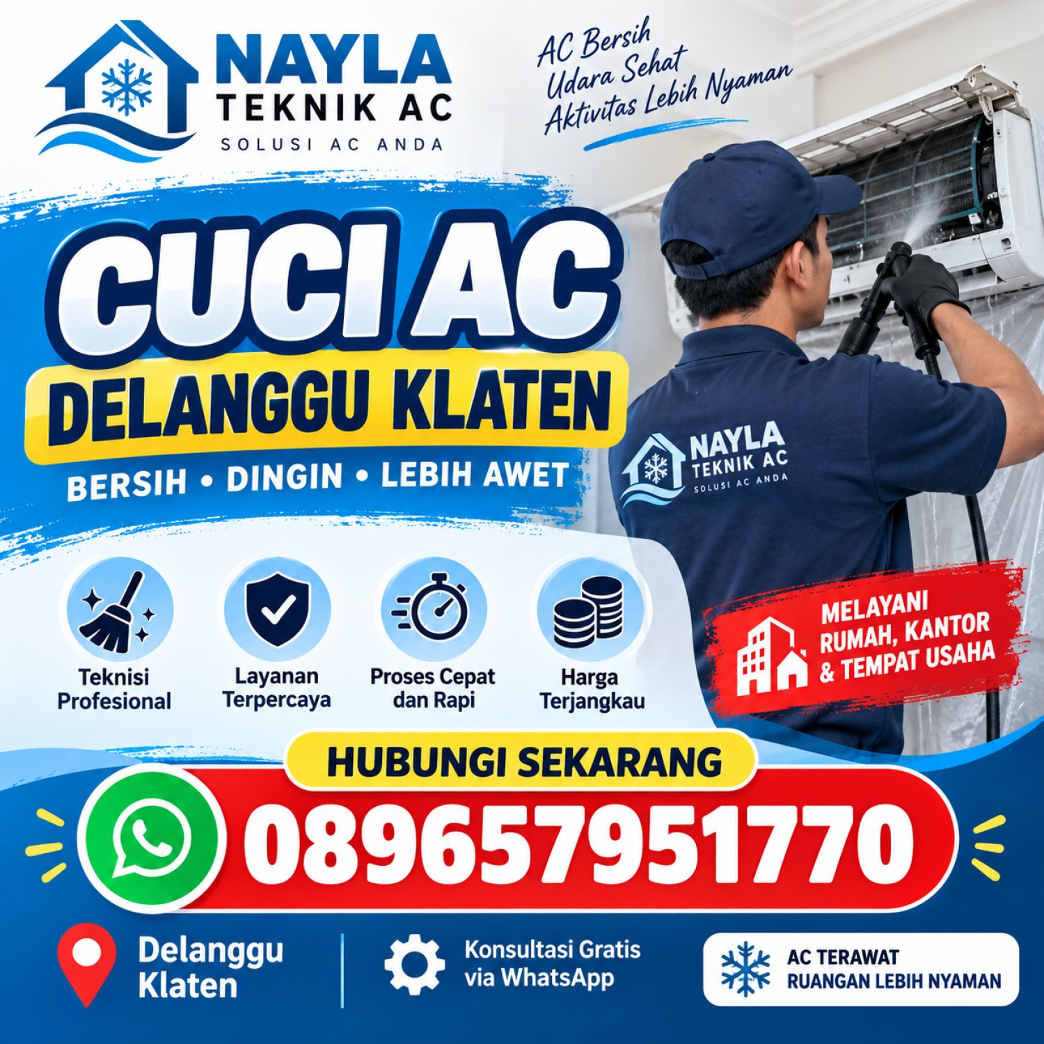 Cuci AC Delanggu Klaten