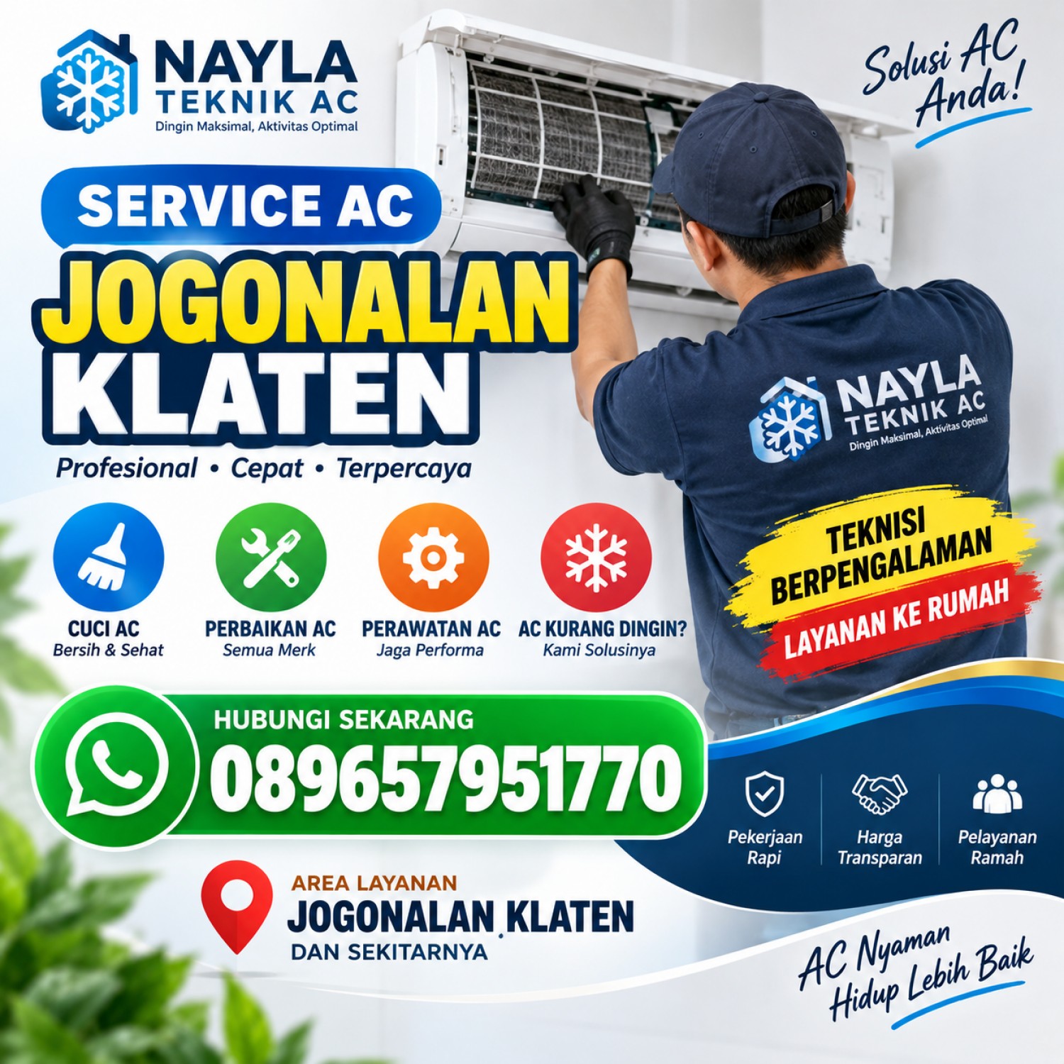 Service AC Jogonalan Klaten