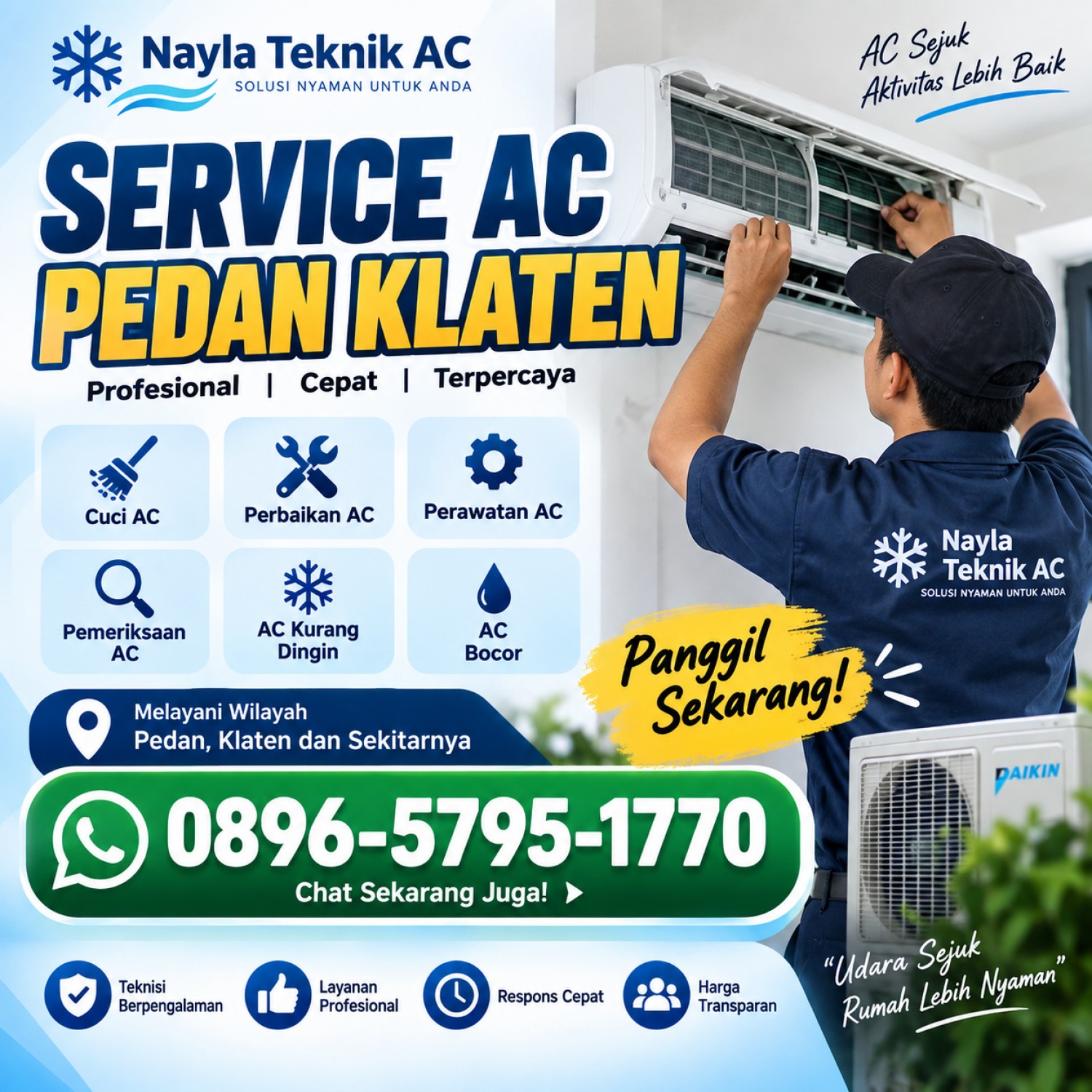 Service AC Pedan Klaten