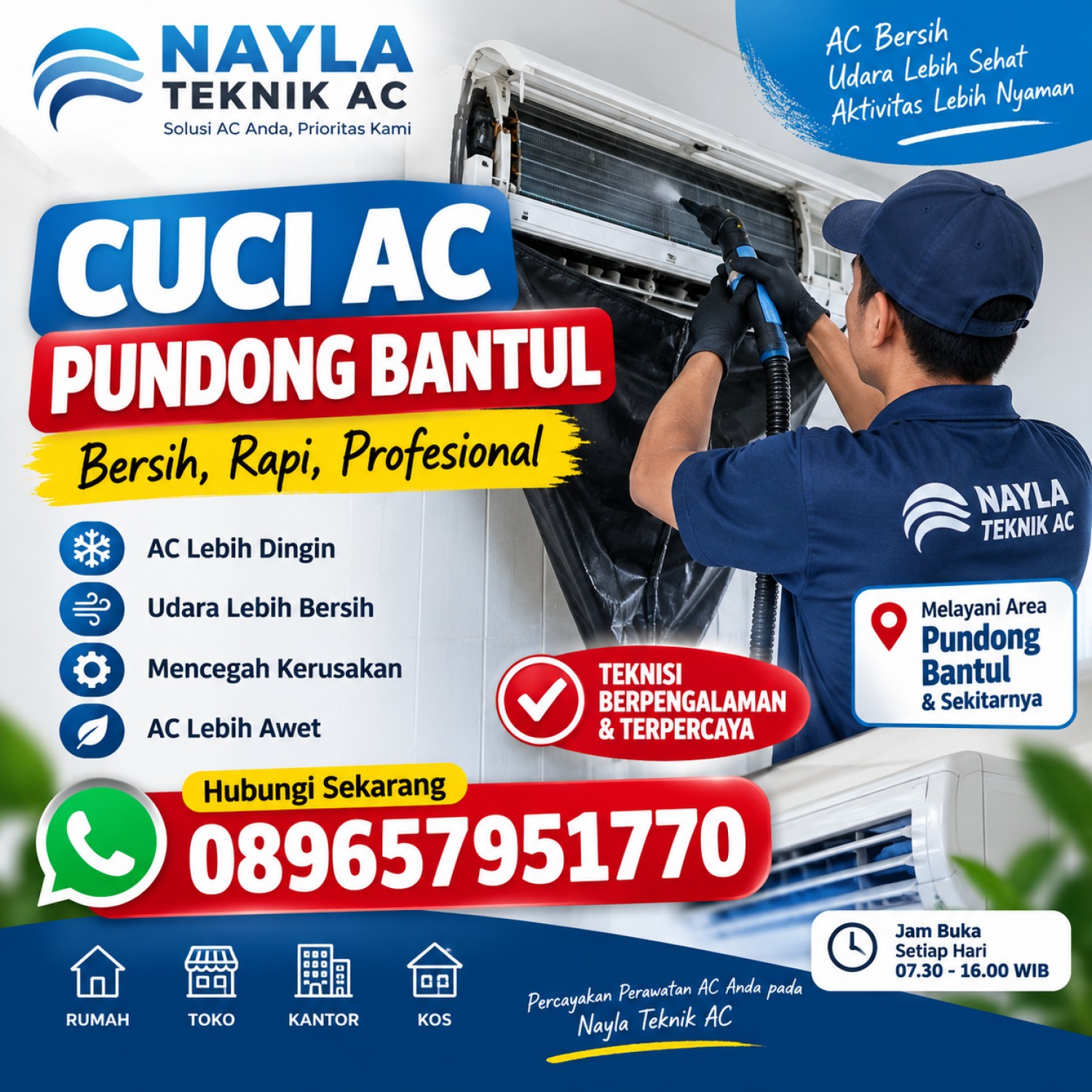 Cuci AC Pundong Bantul