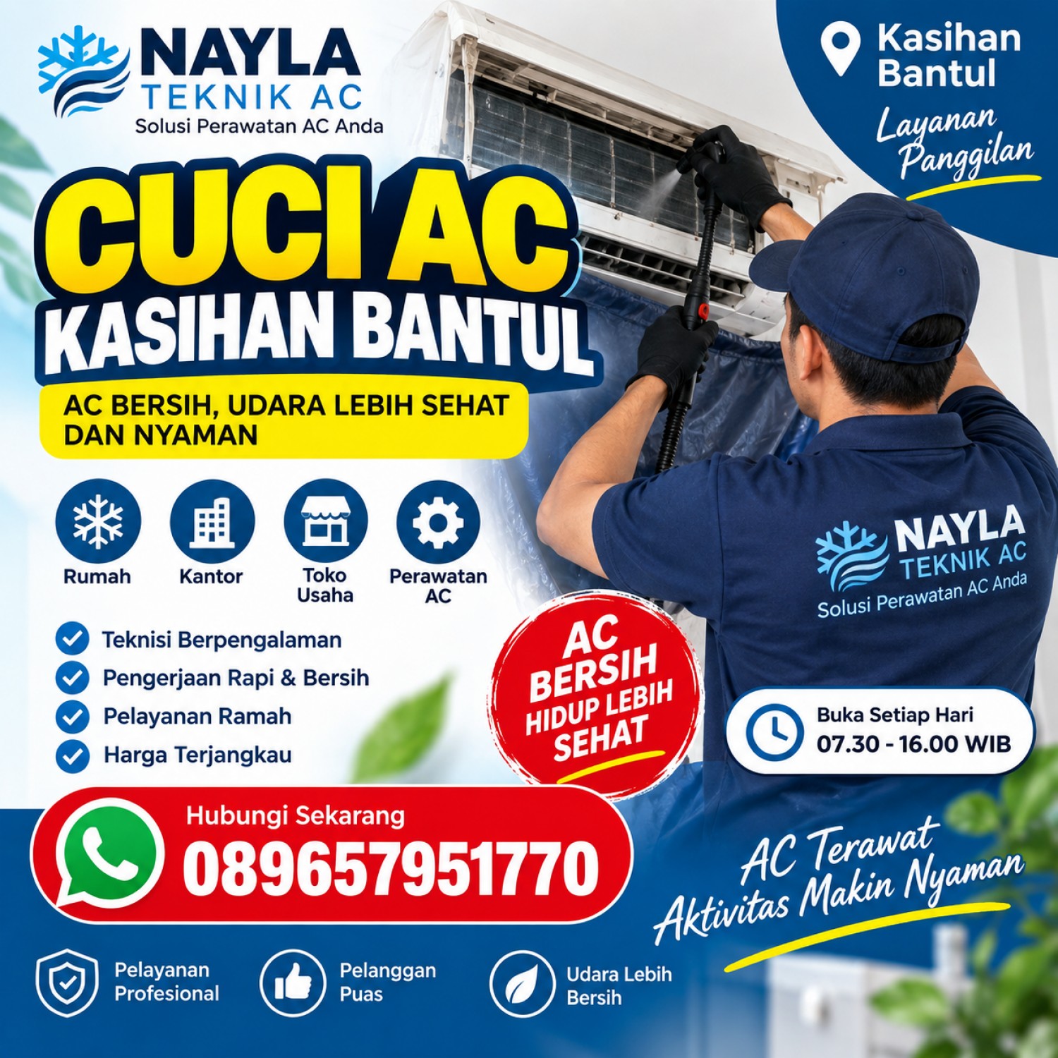 Cuci AC Kasihan Bantul
