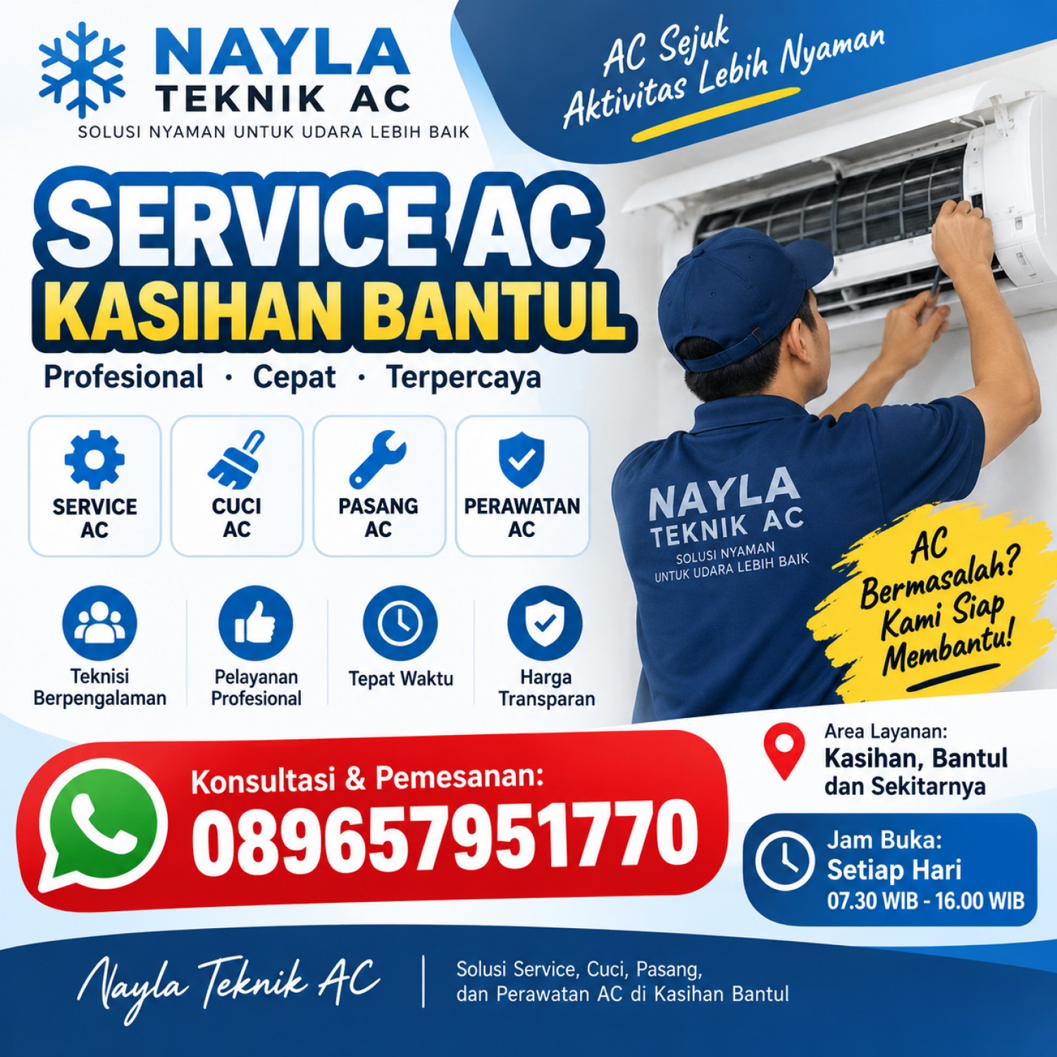 Service AC Kasihan Bantul