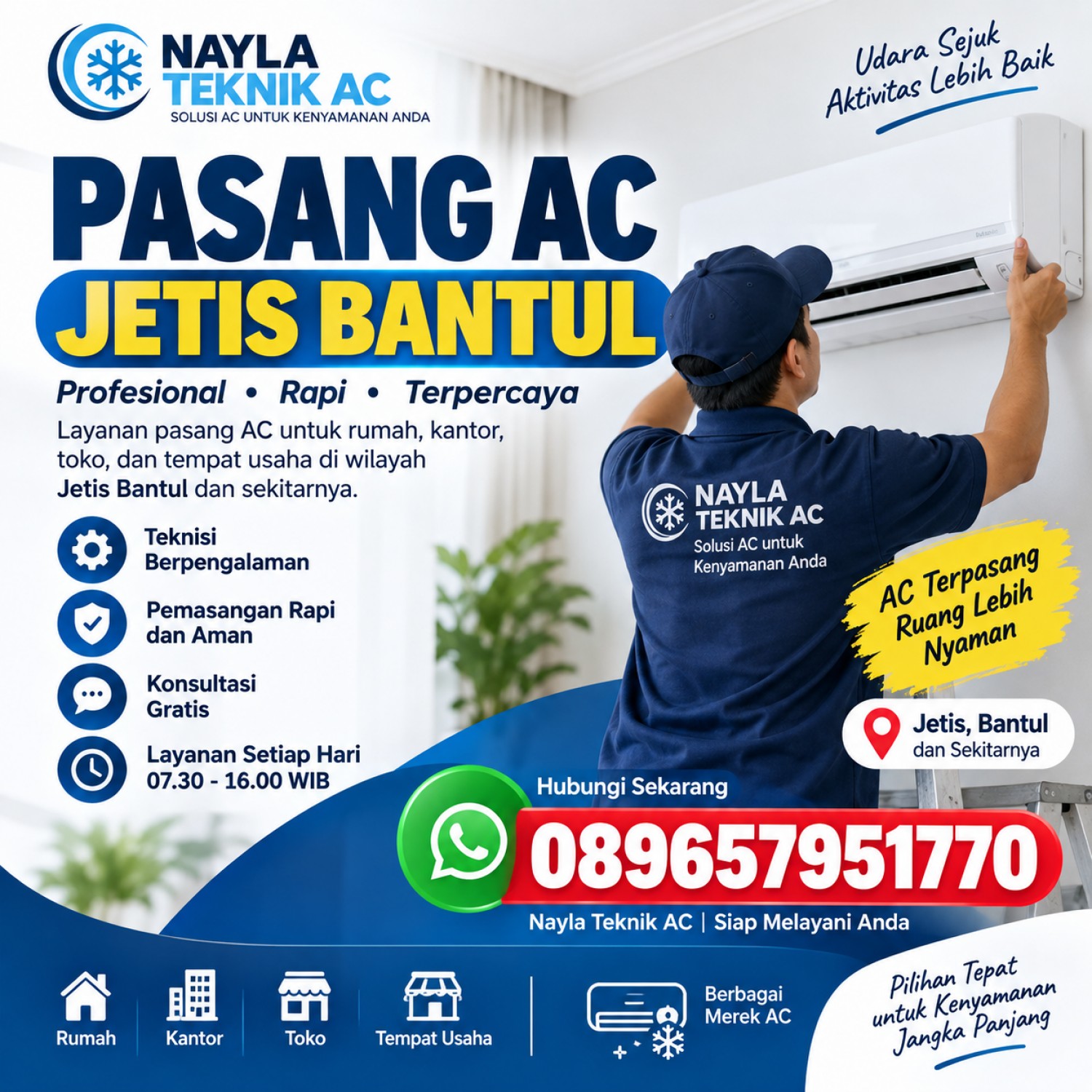 Pasang AC Jetis Bantul
