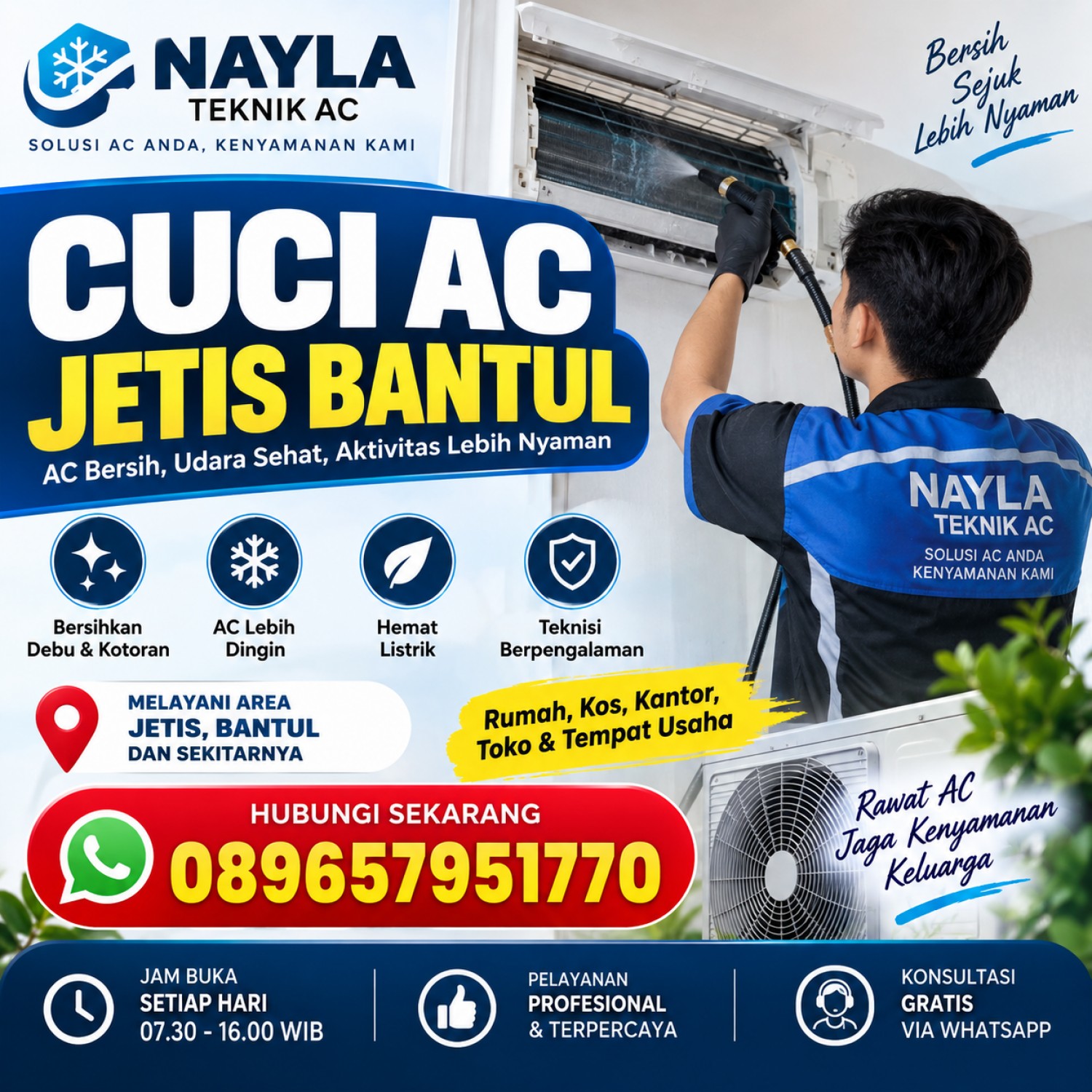 Cuci AC Jetis Bantul