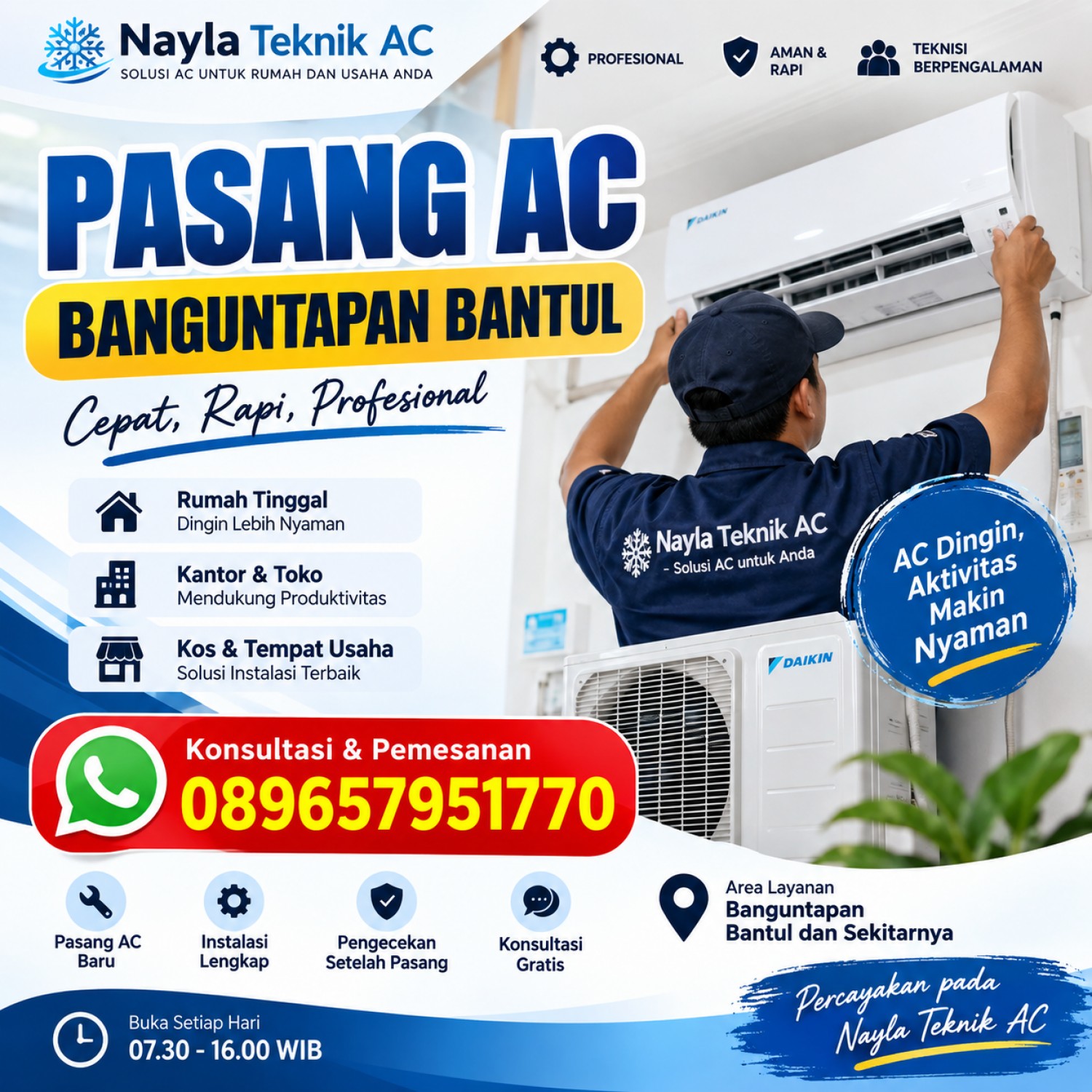 Pasang AC Banguntapan Bantul